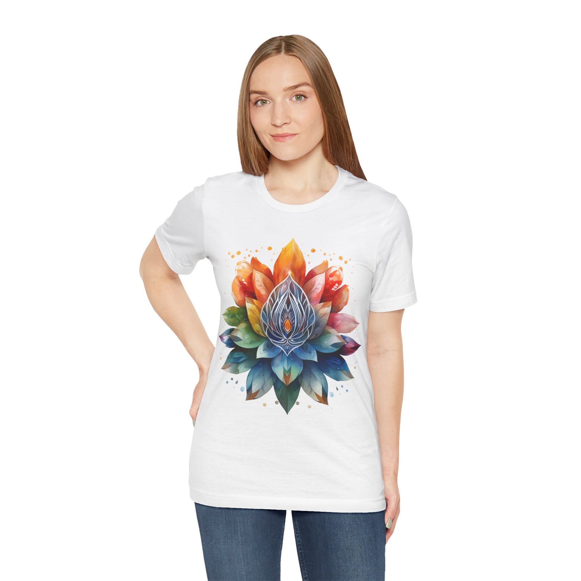 Colorful Lotus Flower T-Shirt