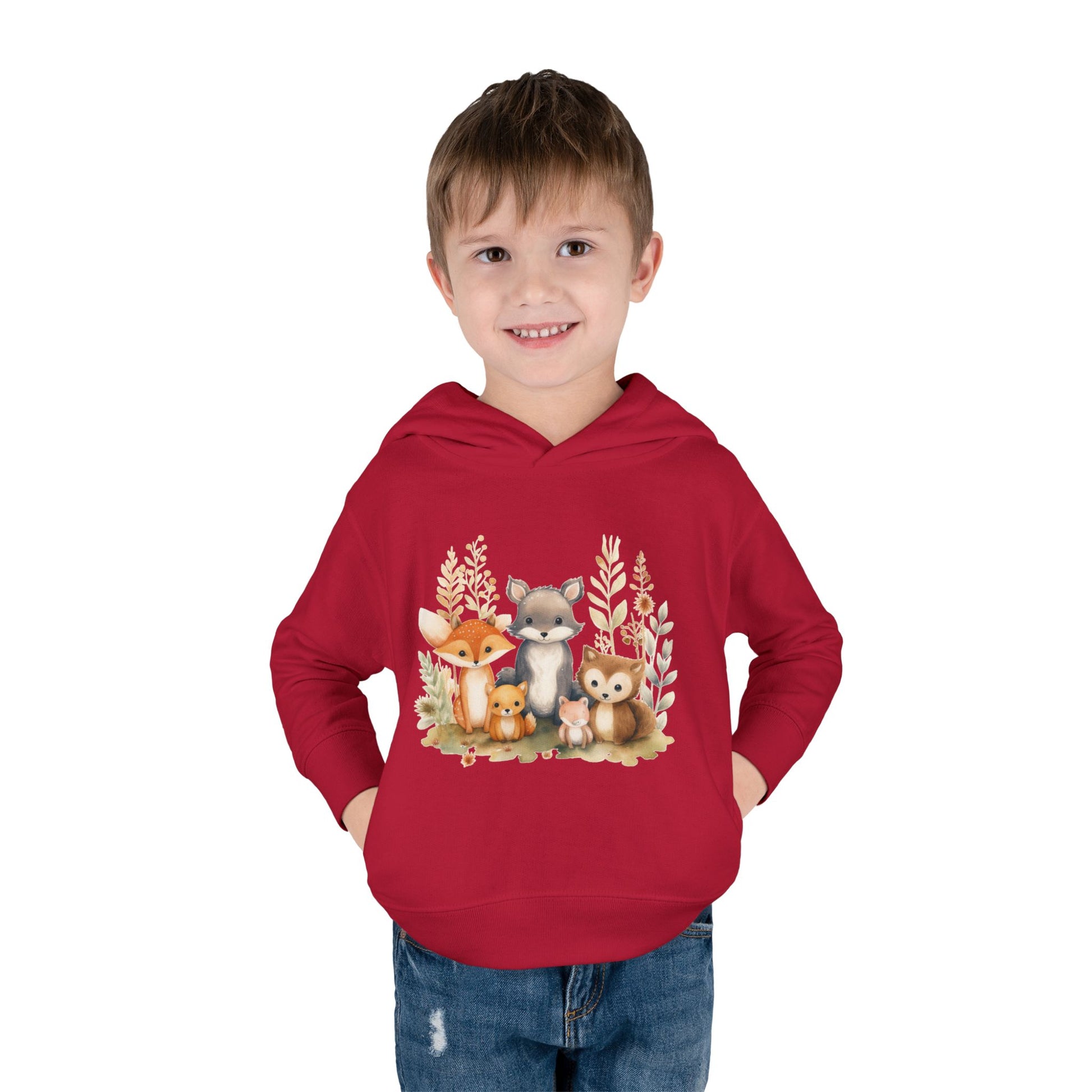 Whimsical Animal Toddler Hoodie