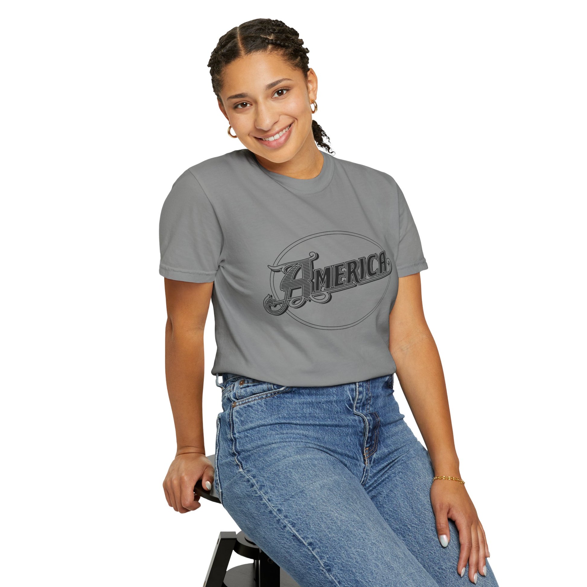 America Vintage Garment-Dyed T-Shirt