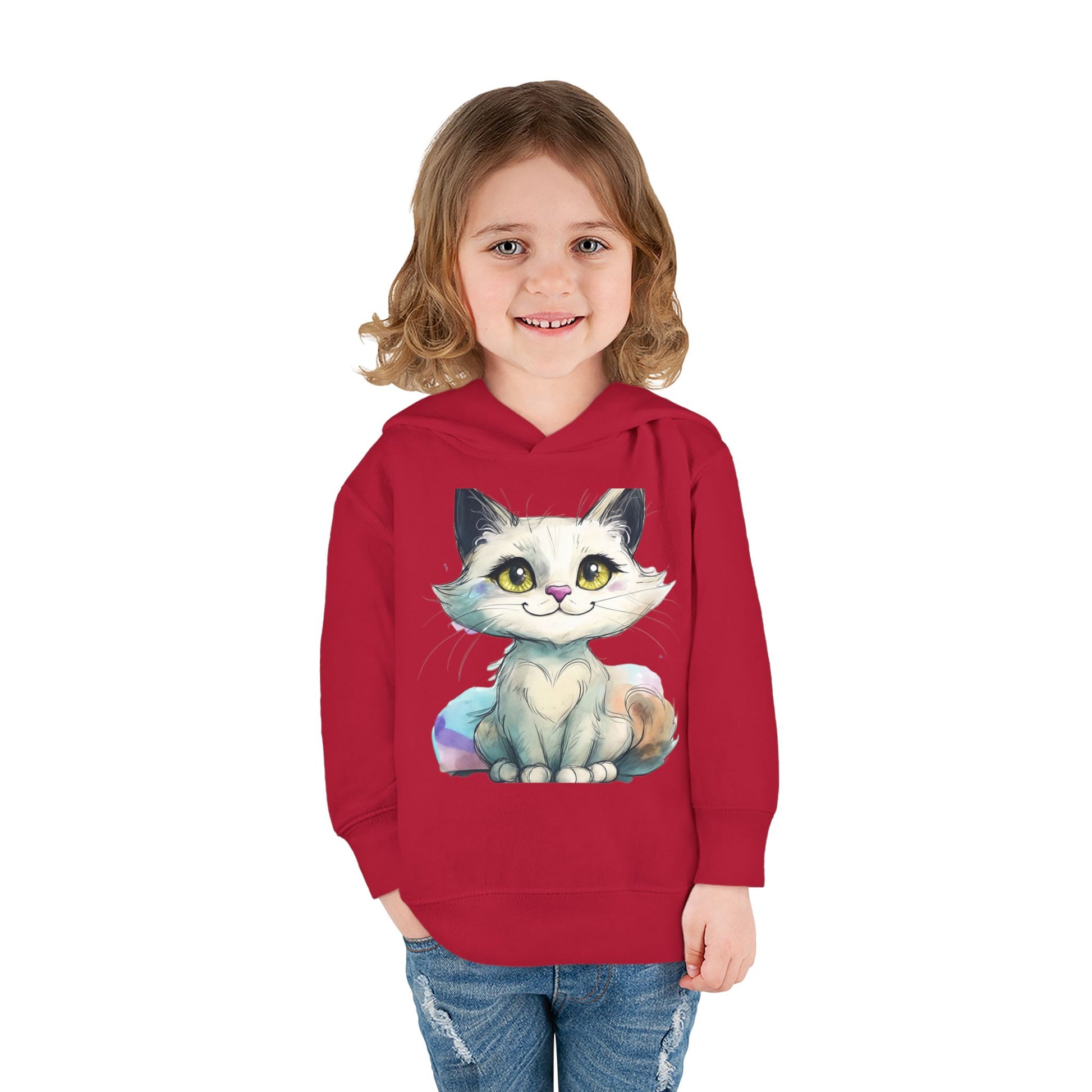 Cute Cat Toddler Hoodie