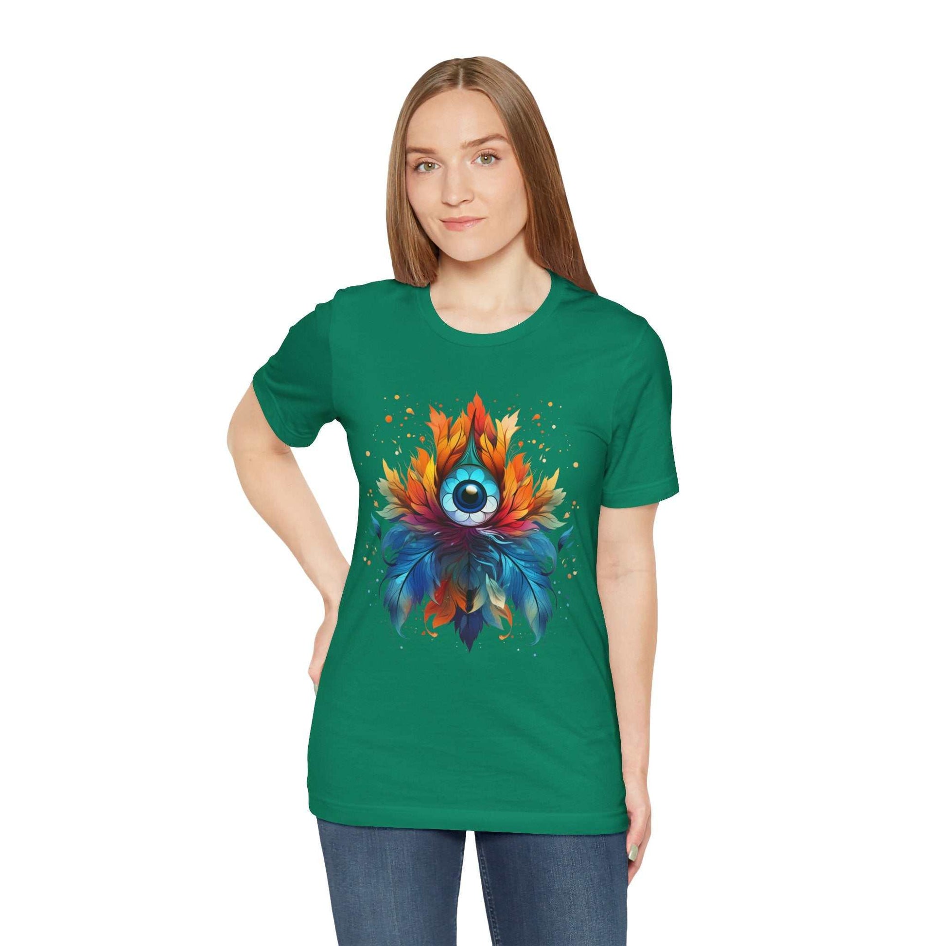 Vibrant Eye-Mandala Tee