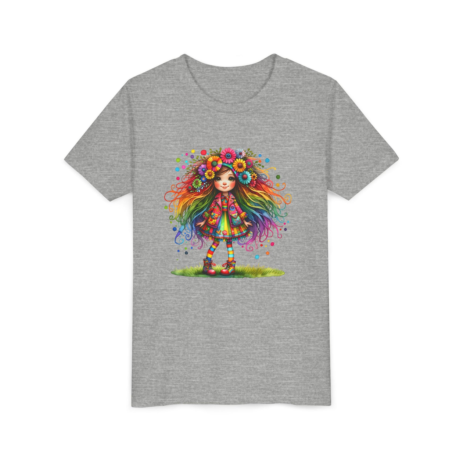 Whimsical Flower Child Youth Tee