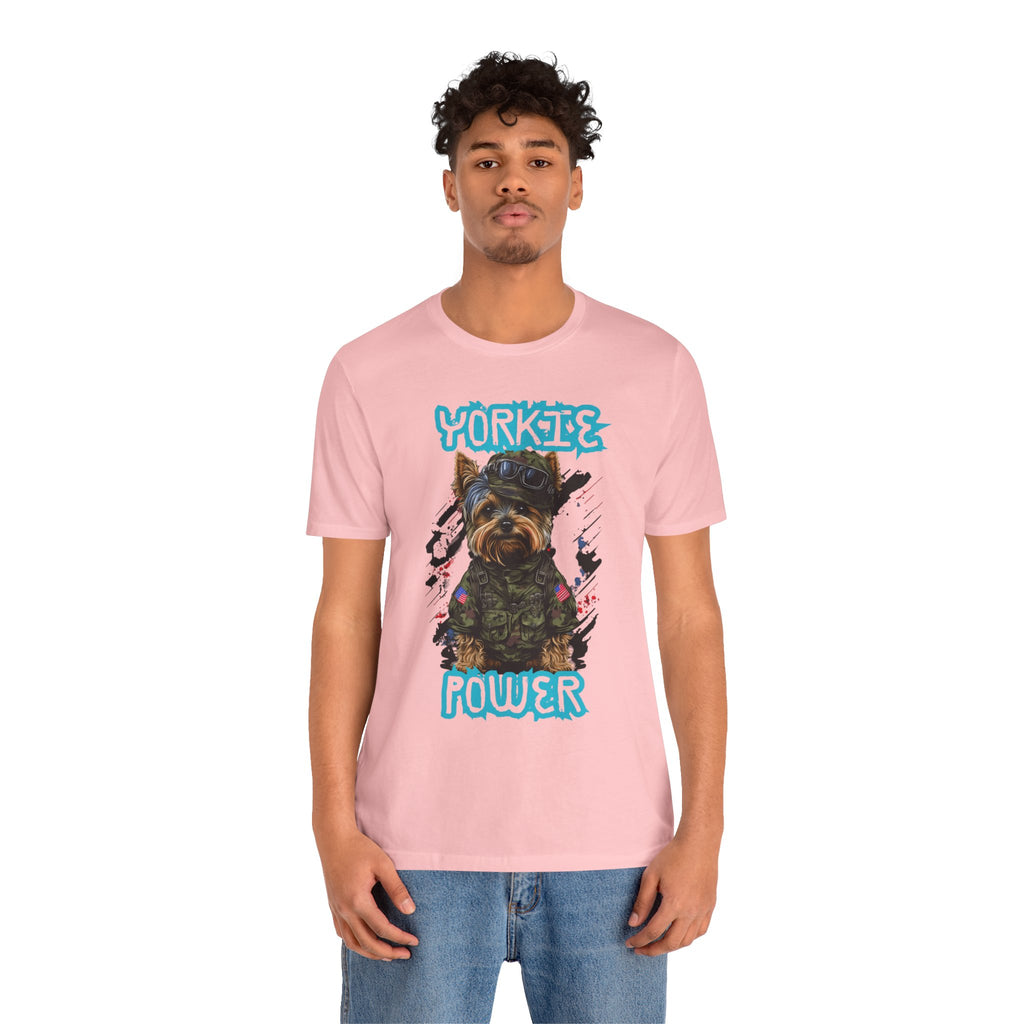 Yorkie Power Unisex Tee