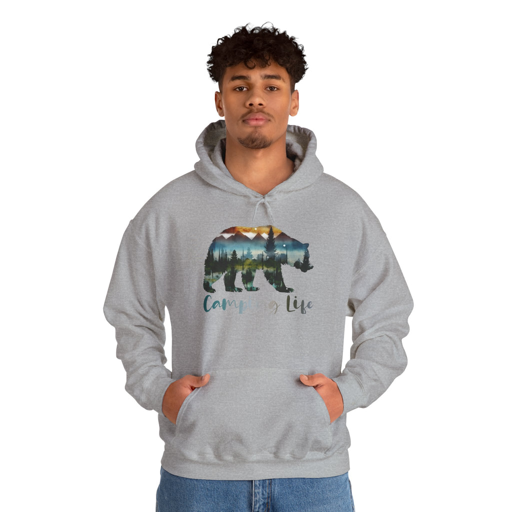 Camping Life Bear Hoodie