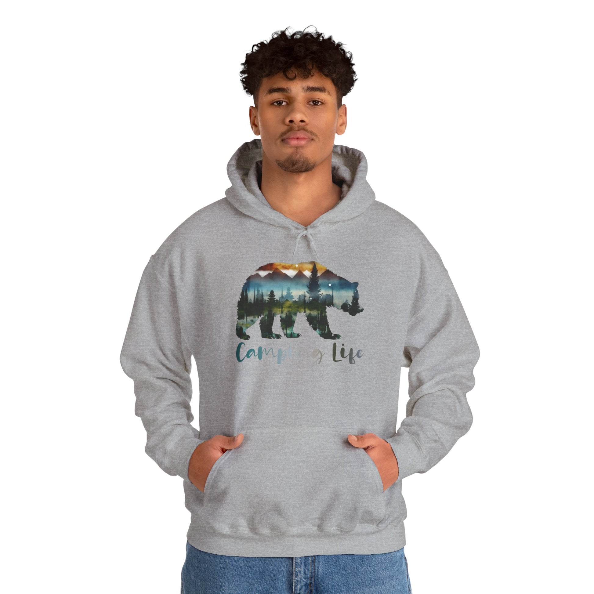 Camping Life Bear Hoodie
