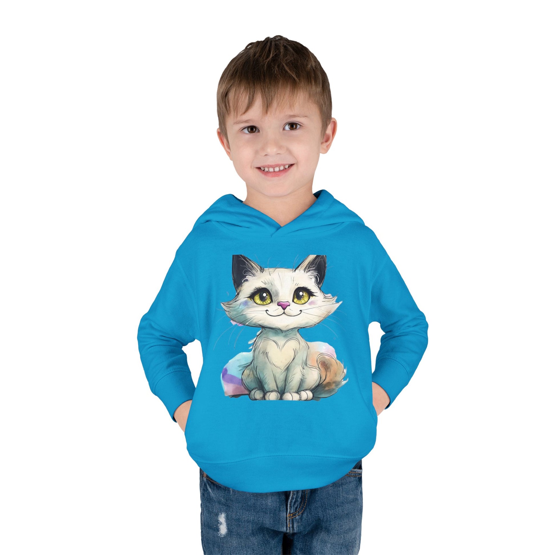 Cute Cat Toddler Hoodie