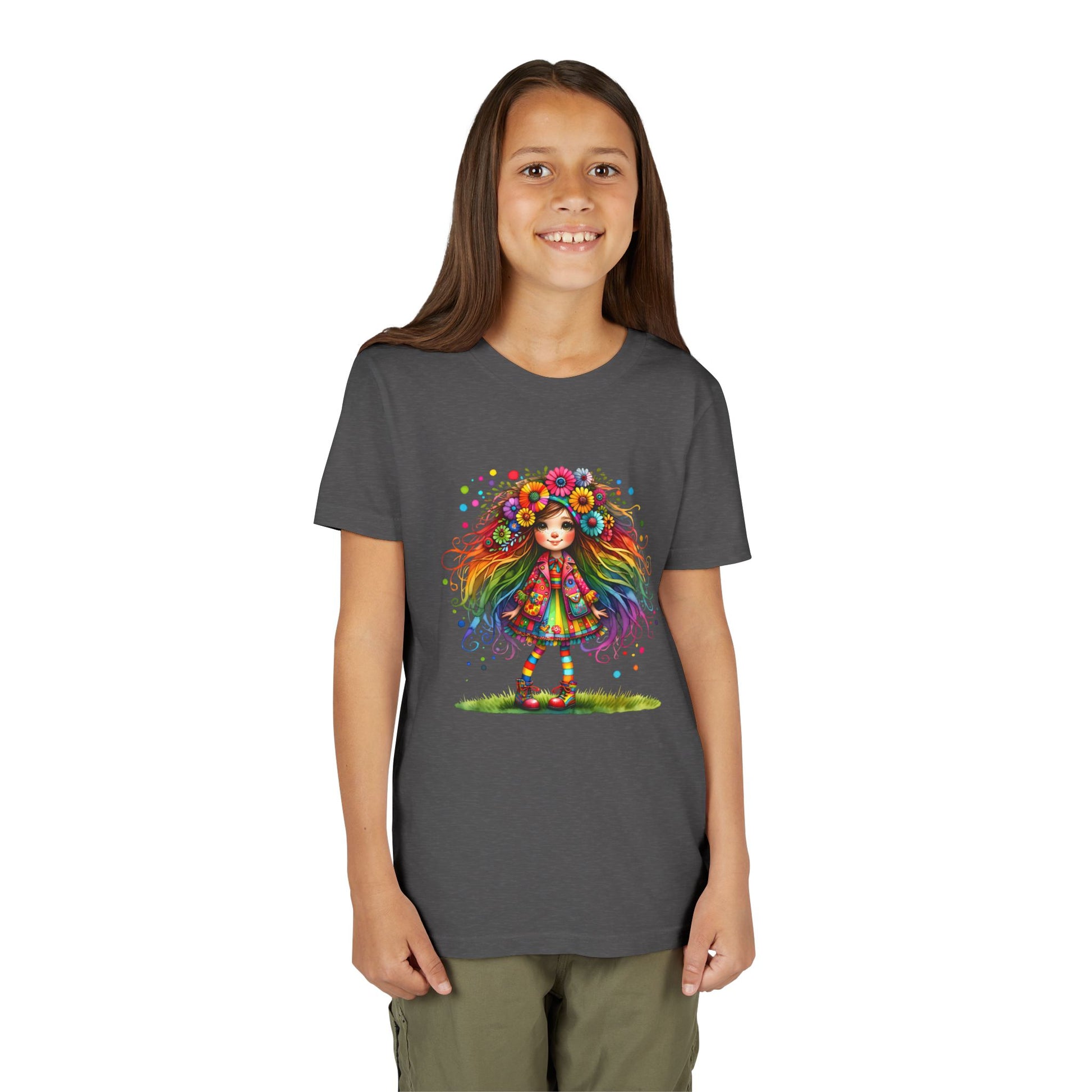 Whimsical Flower Child Youth Tee