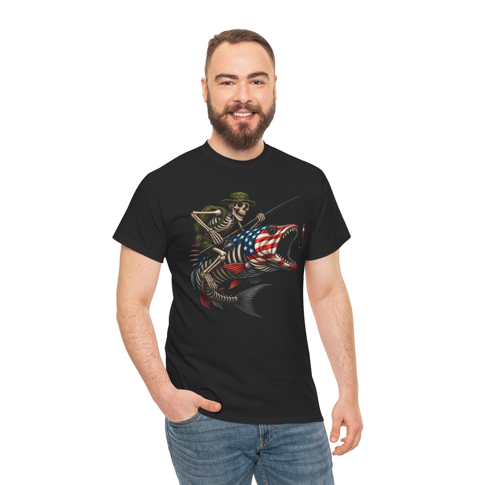 Fishing Skeleton Tee