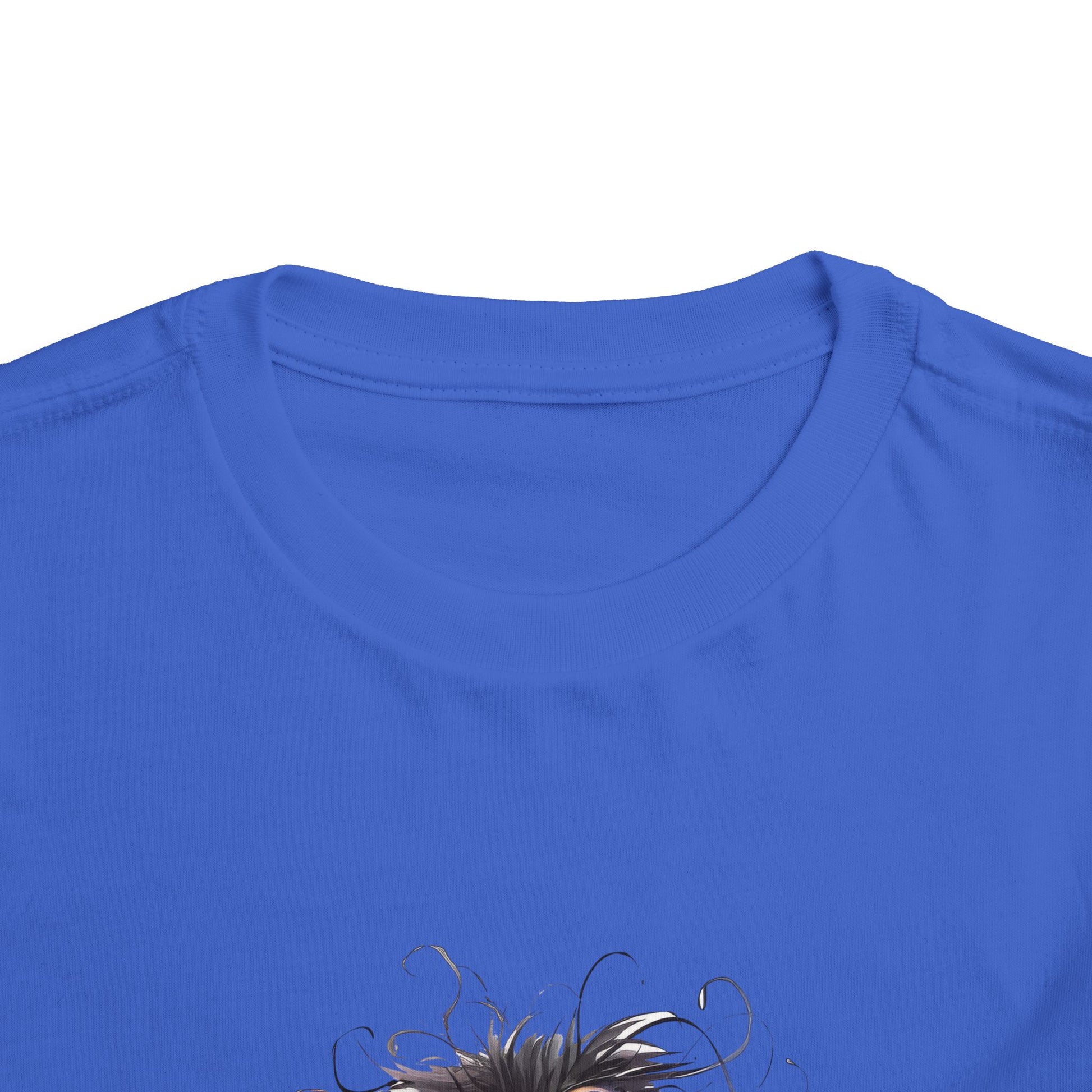 Whimsical Toddler Short Sleeve Tee with Adorable Cartoon Bird