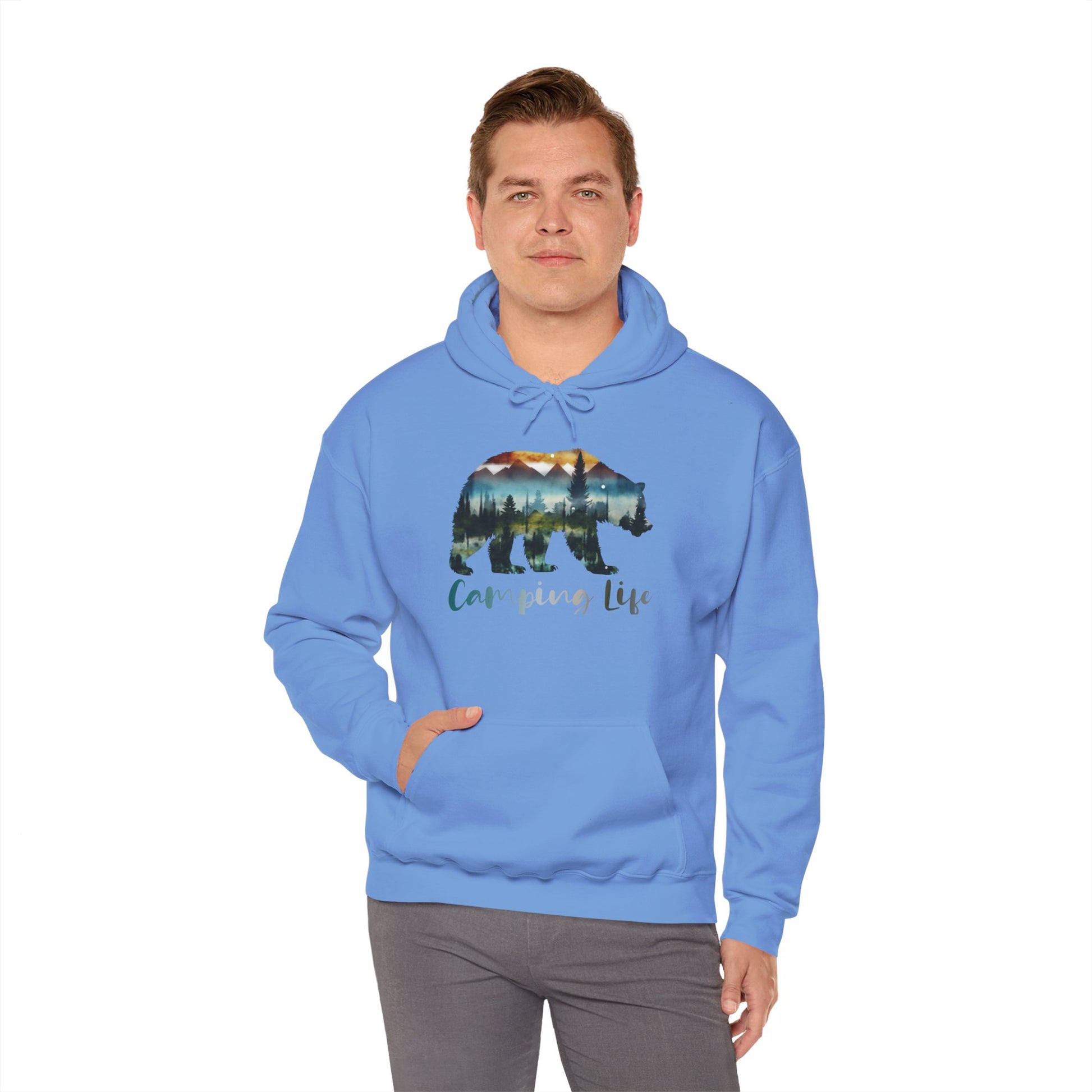 Camping Life Bear Hoodie