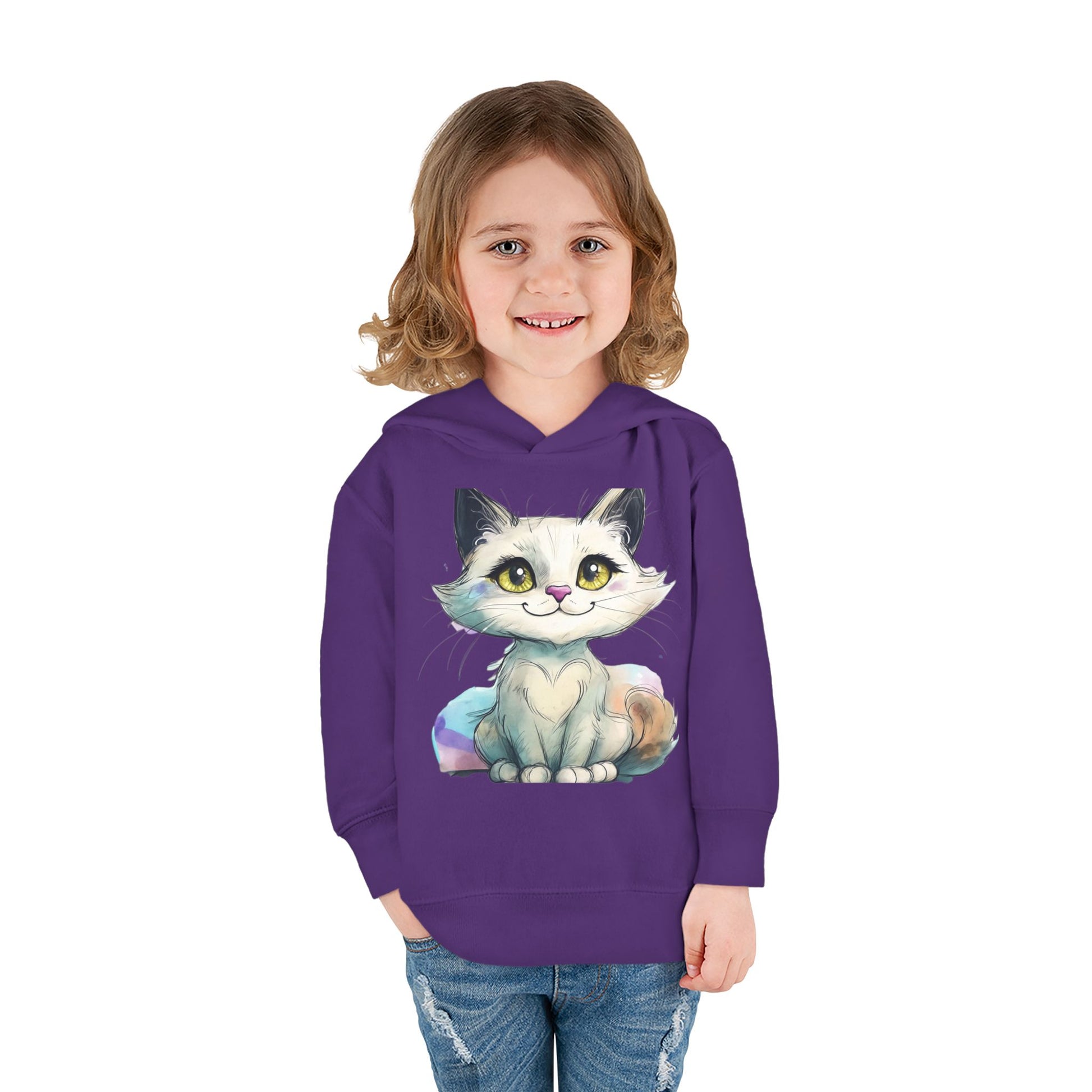 Cute Cat Toddler Hoodie
