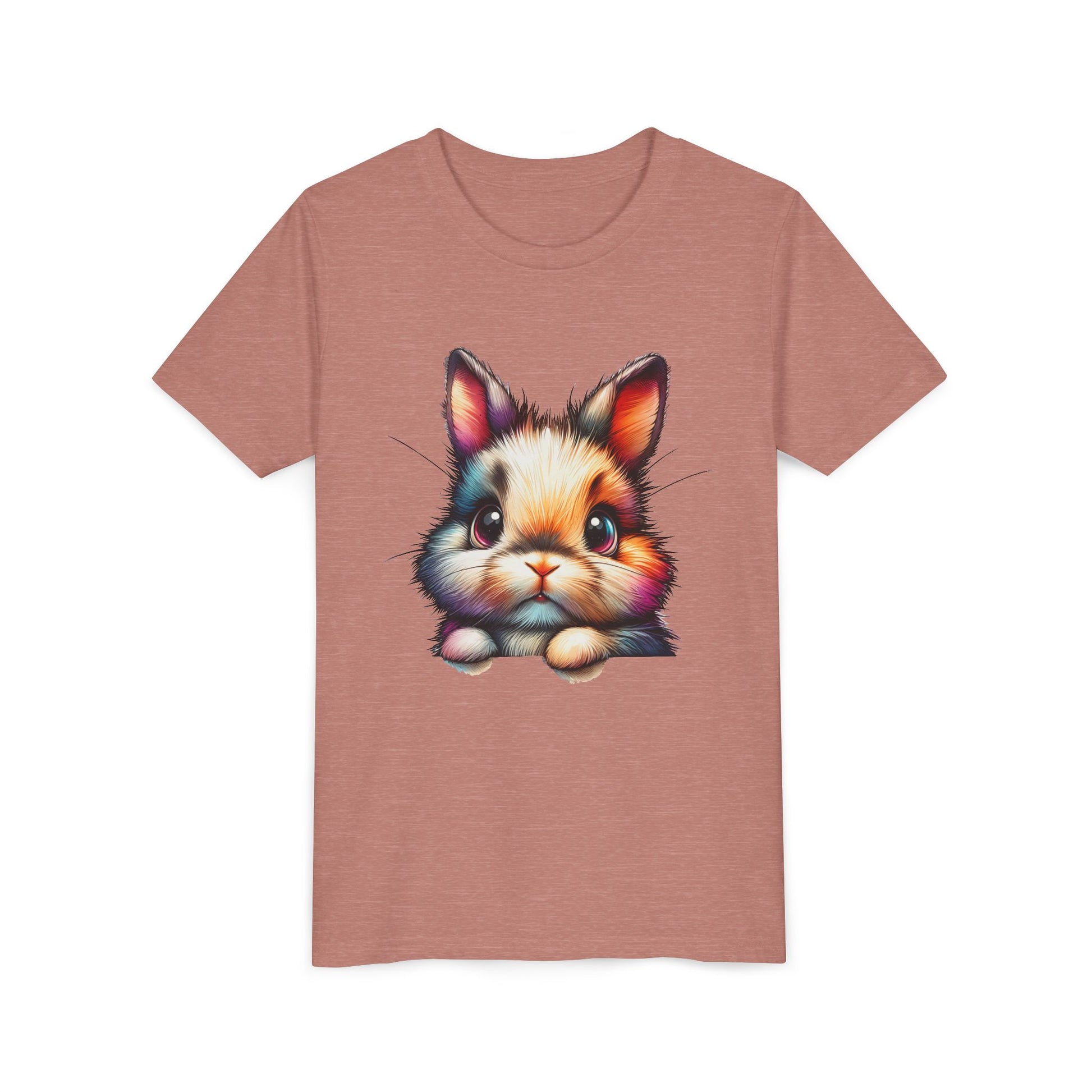 Colorful Bunny Youth Short Sleeve Tee
