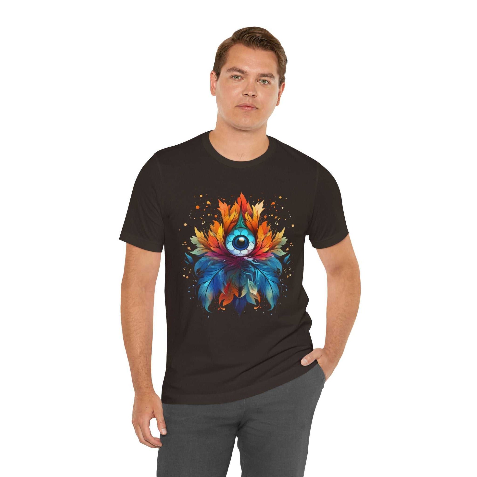 Vibrant Eye-Mandala Tee