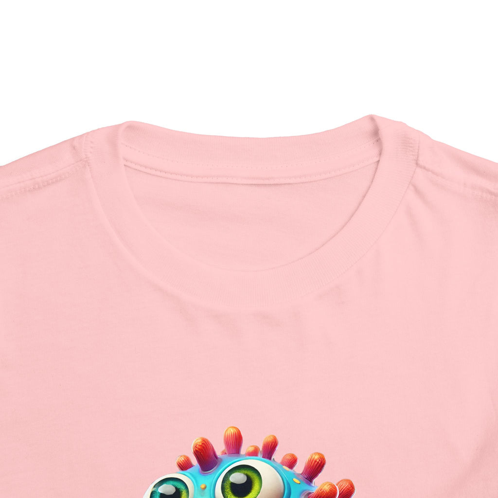 Colorful Toddler Tee with Fun Monster Design
