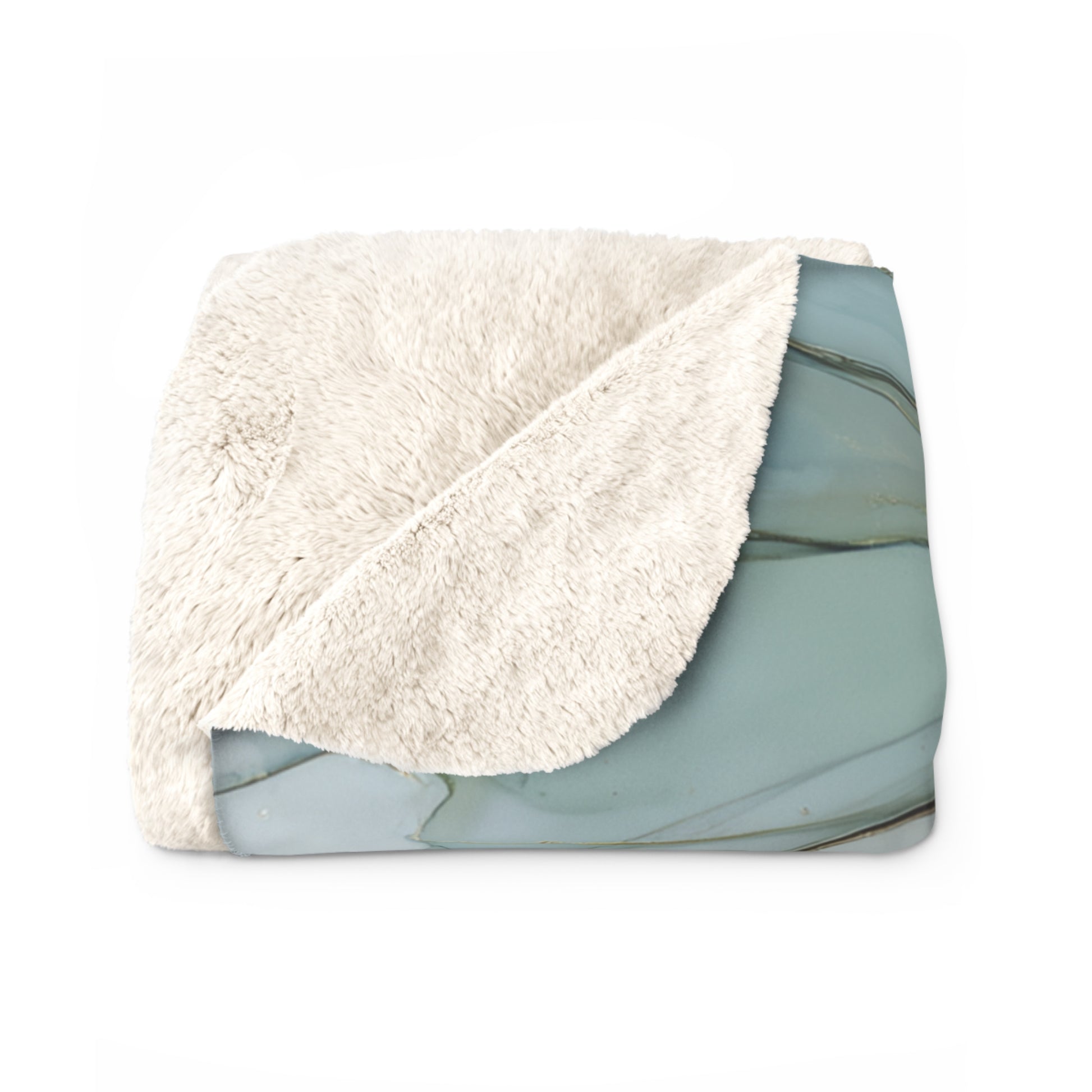 Sherpa Fleece Blanket - Icy Daisy Design