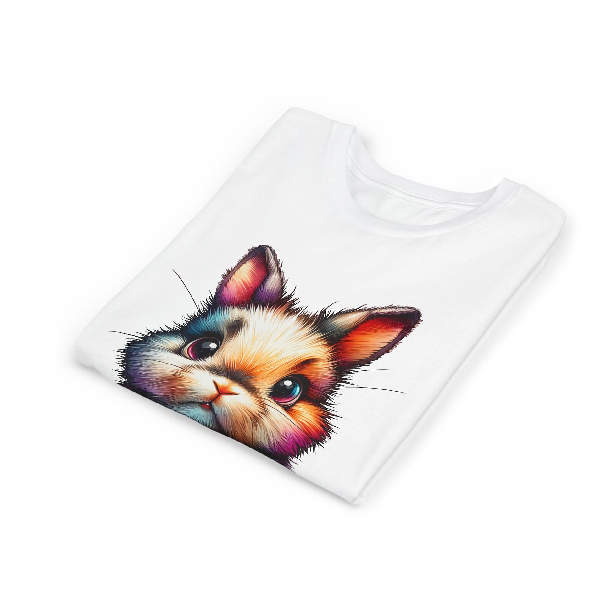 Colorful Bunny Youth Short Sleeve Tee