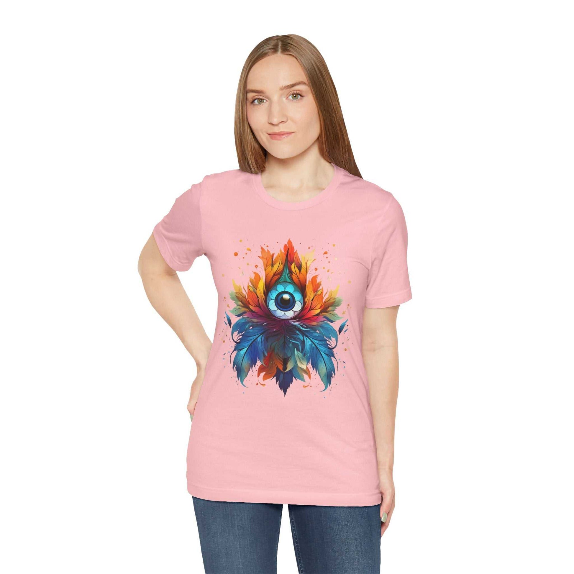 Vibrant Eye-Mandala Tee