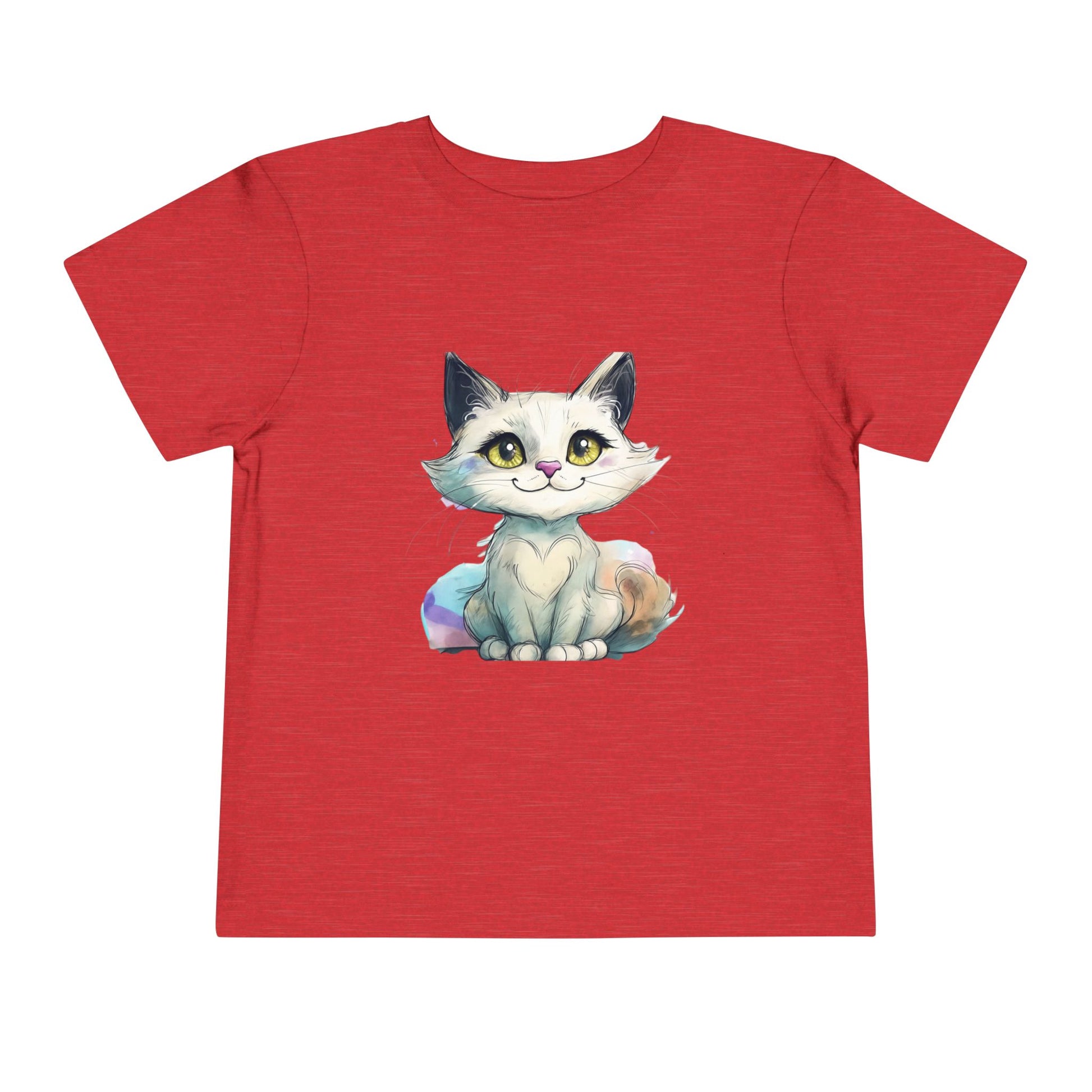 Adorable Cat Toddler Tee
