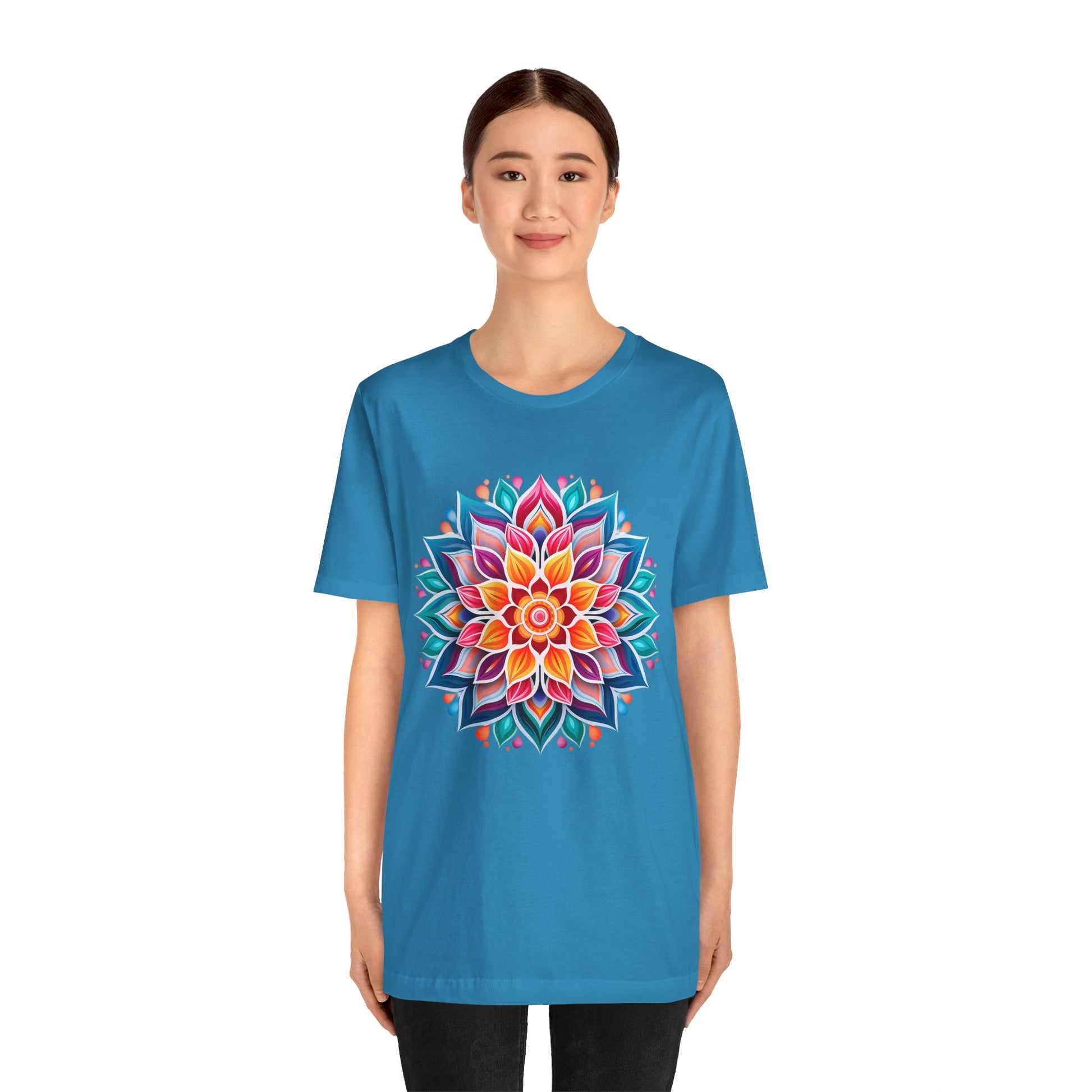 Vibrant Mandala Graphic Tee