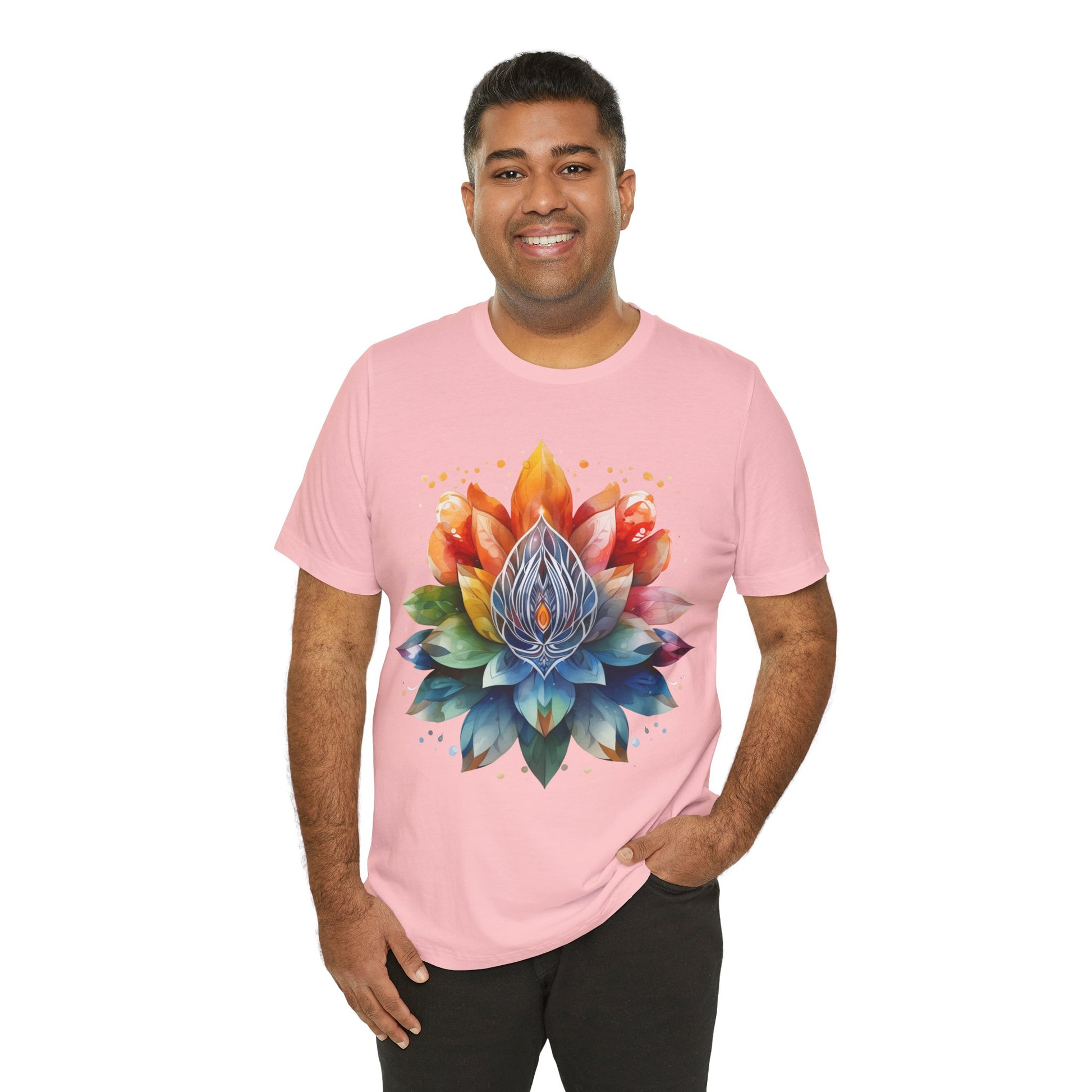 Colorful Lotus Flower T-Shirt