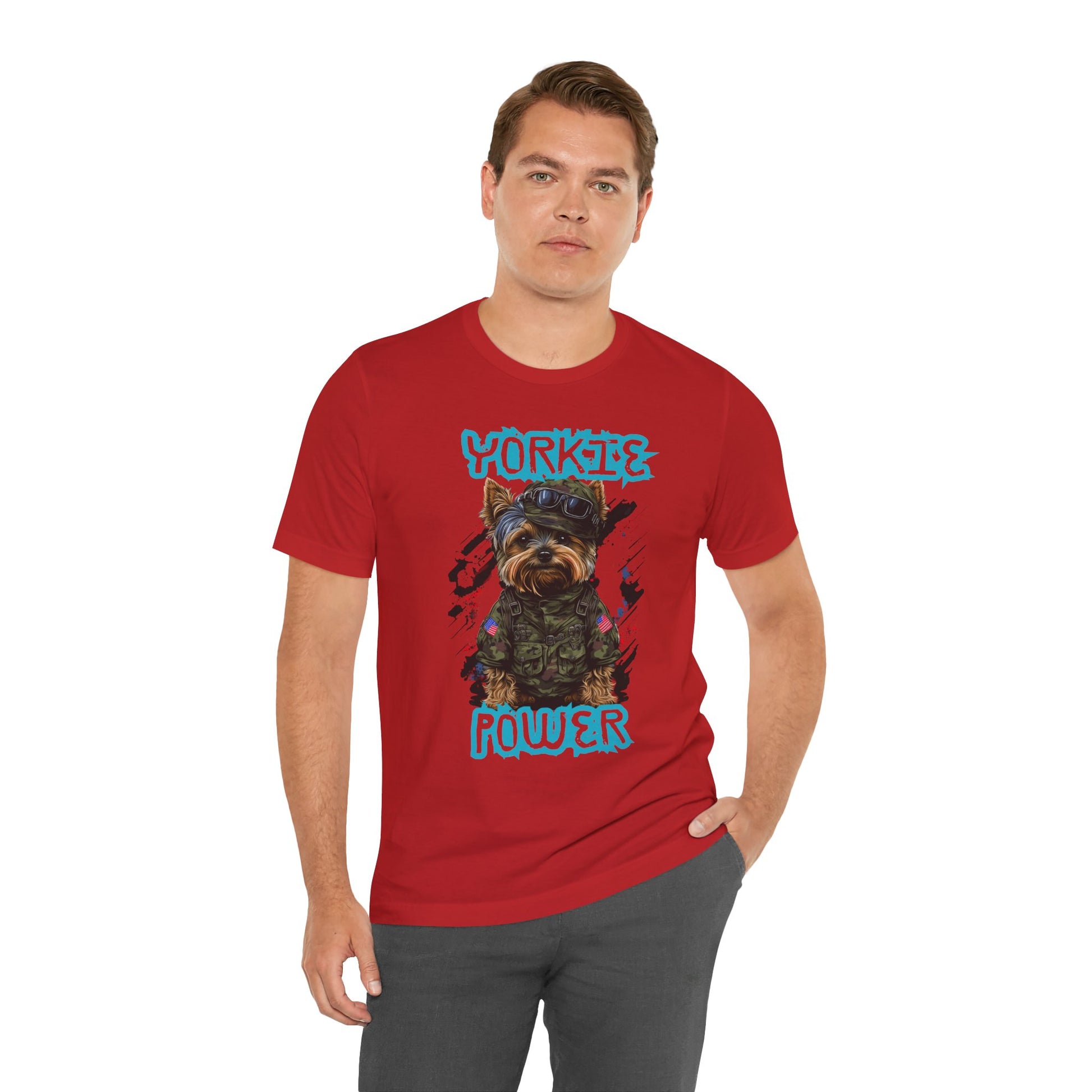 Yorkie Power Unisex Tee