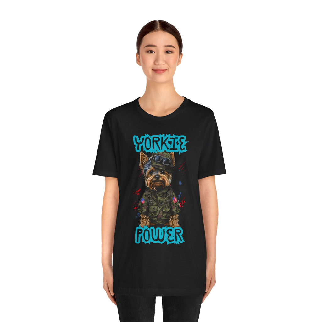 Yorkie Power Unisex Tee