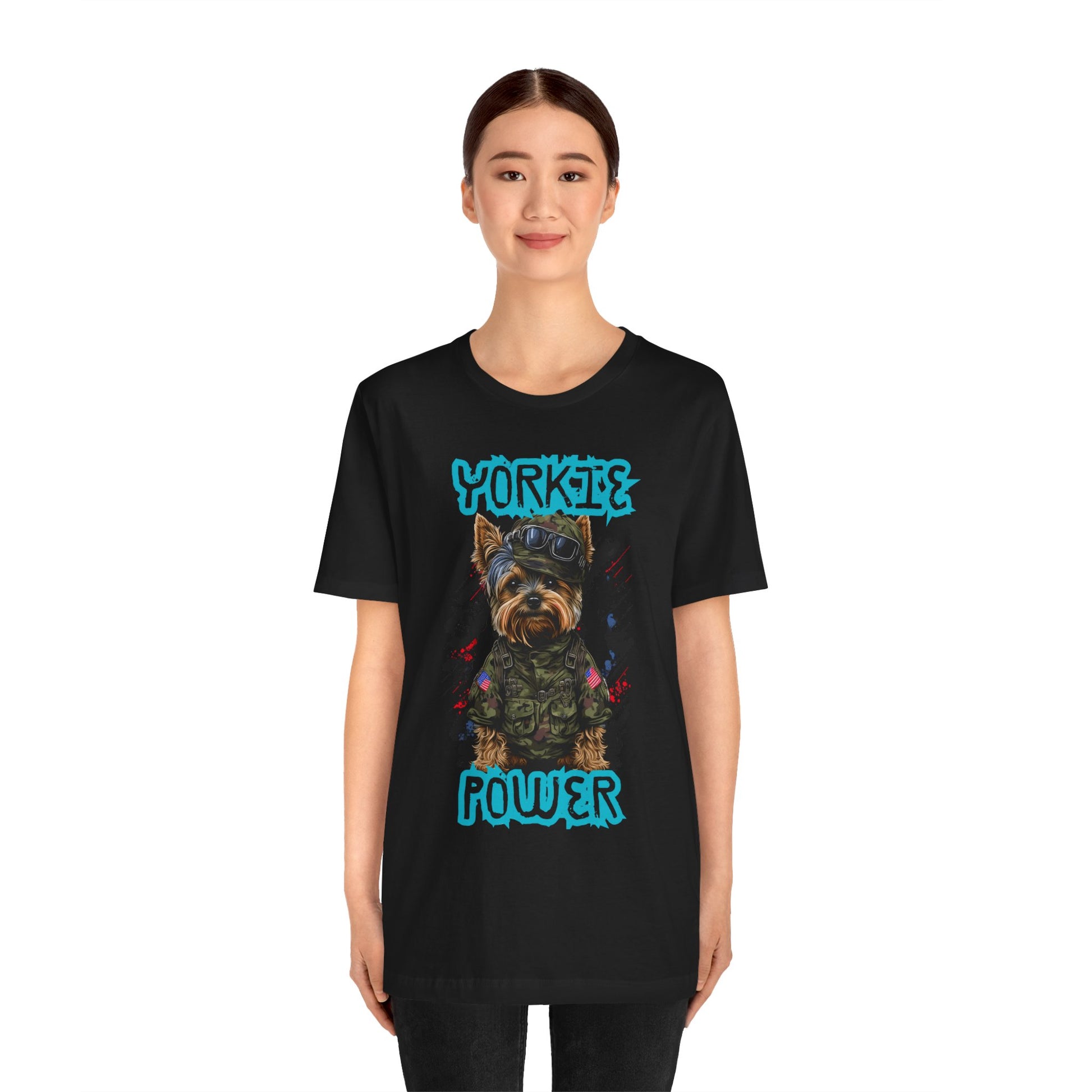 Yorkie Power Unisex Tee