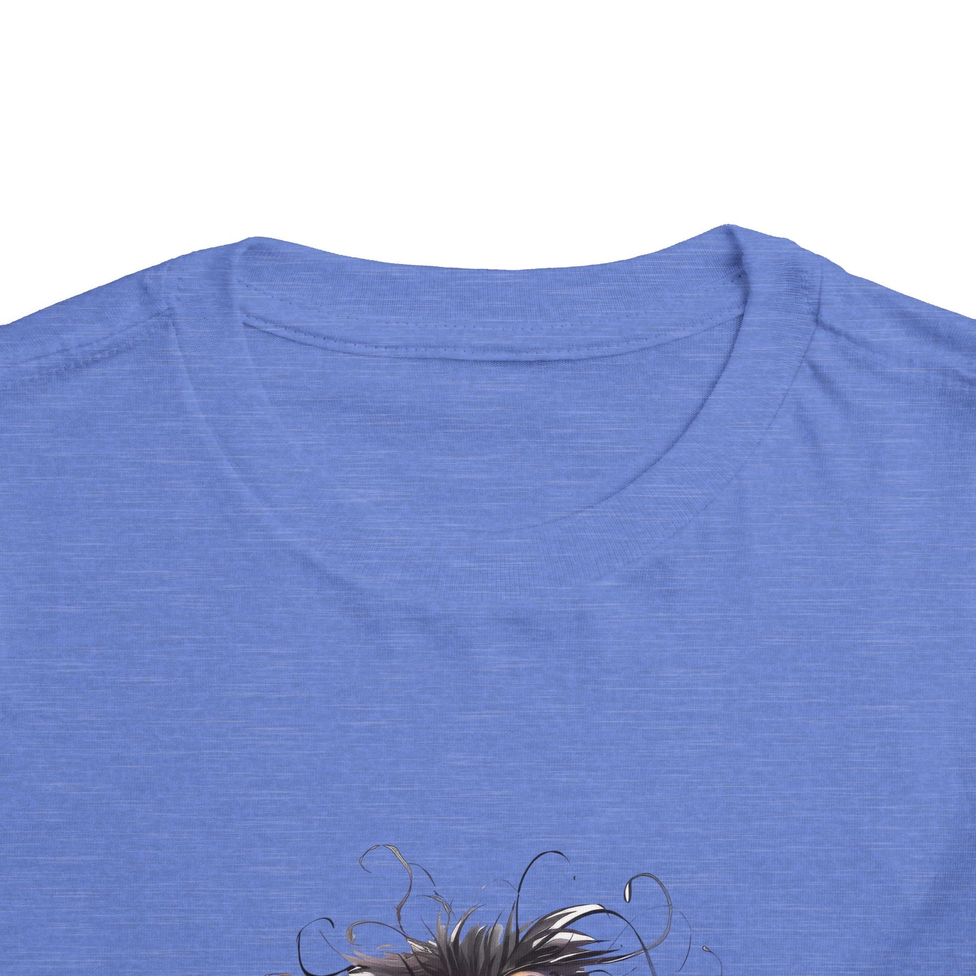Whimsical Toddler Short Sleeve Tee with Adorable Cartoon Bird