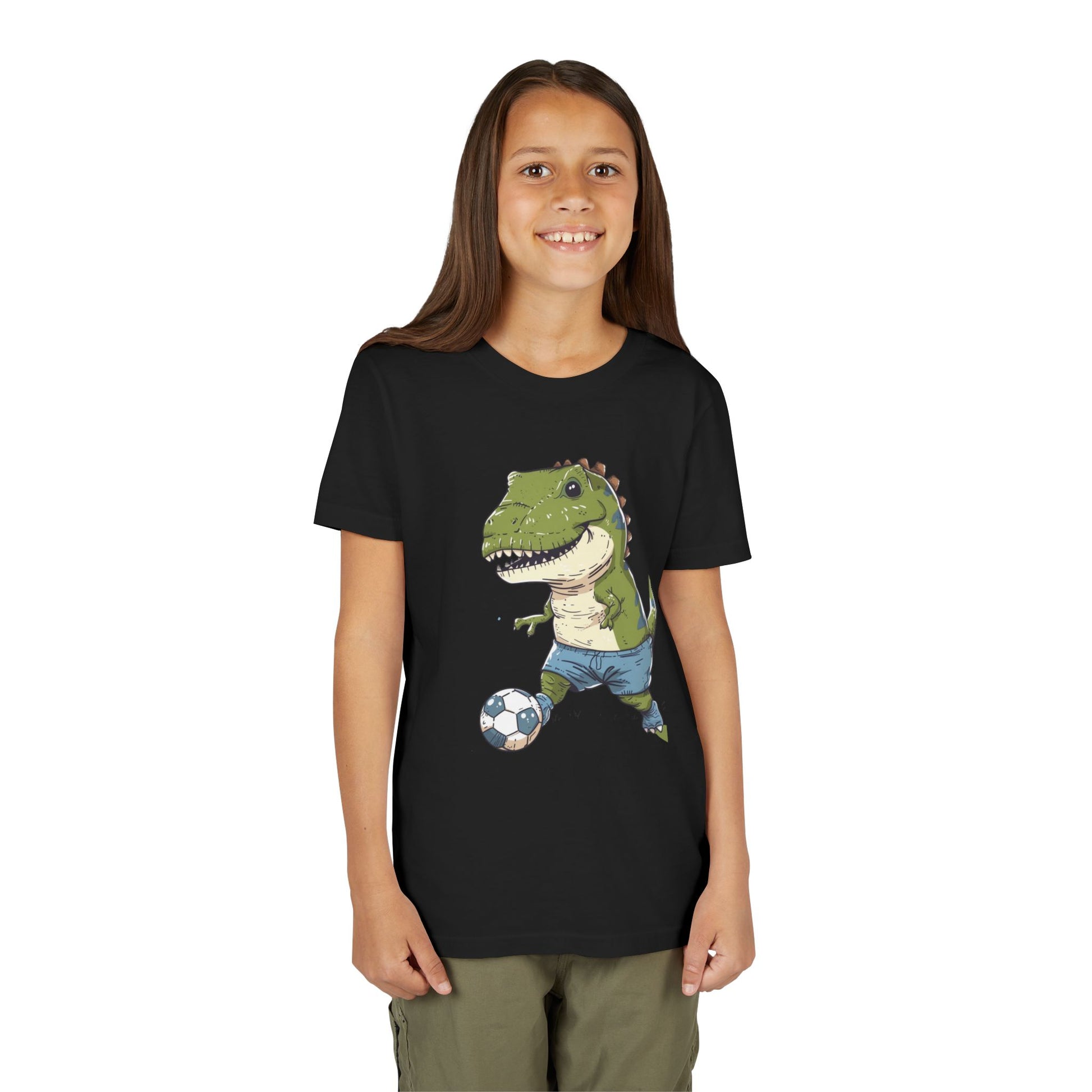 Dinosaur Soccer Youth Tee