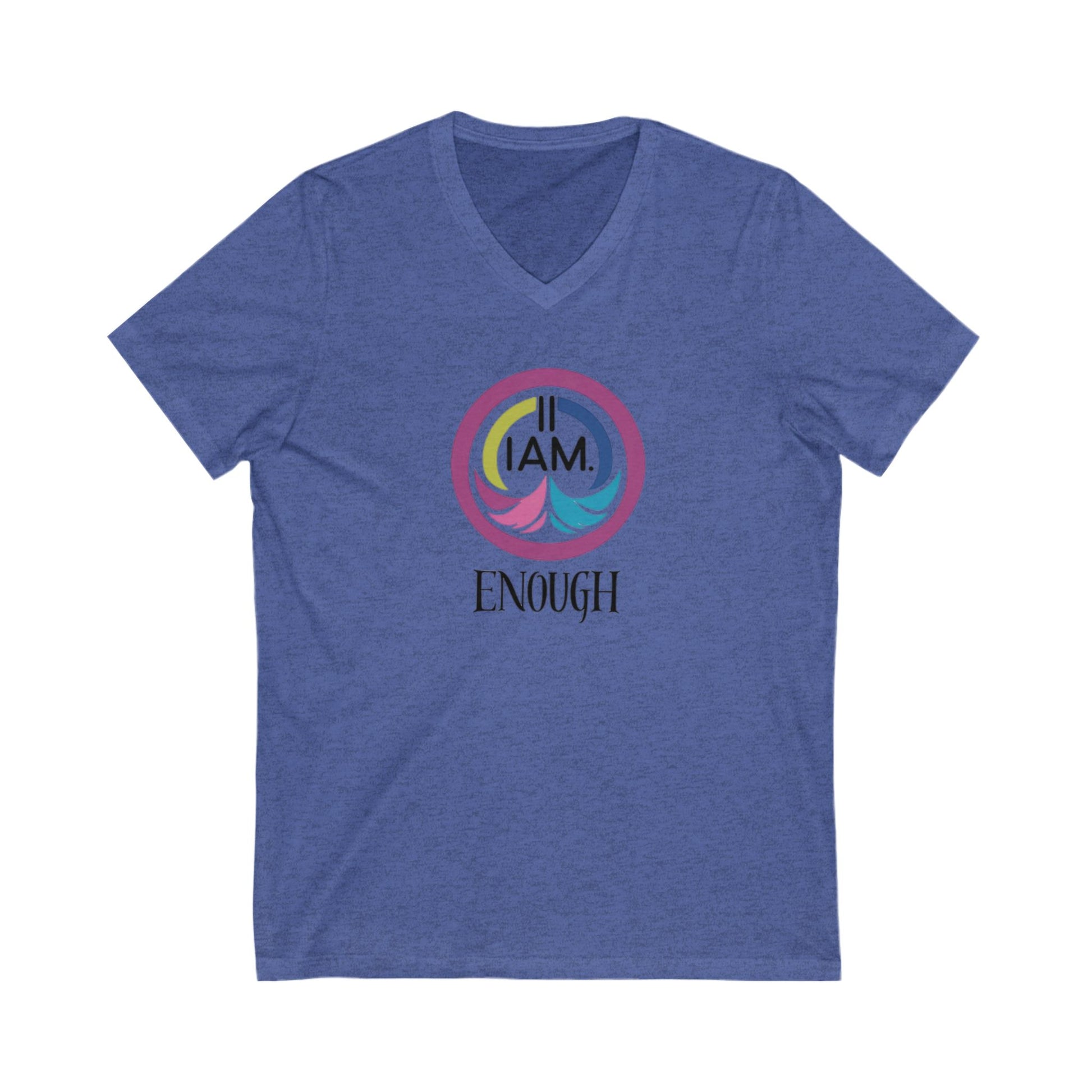 Empowering V-Neck Tee | I AM ENOUGH