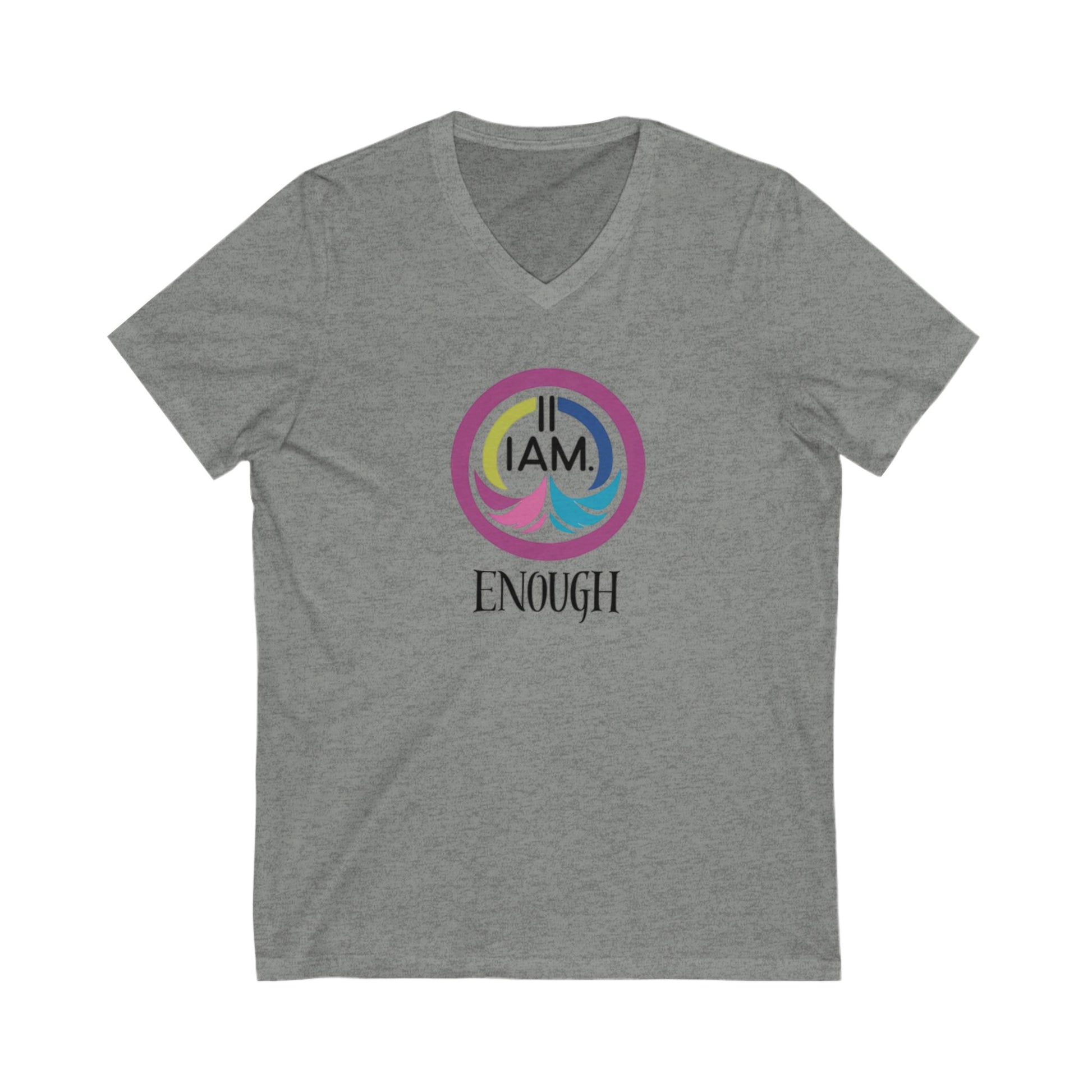 Empowering V-Neck Tee | I AM ENOUGH