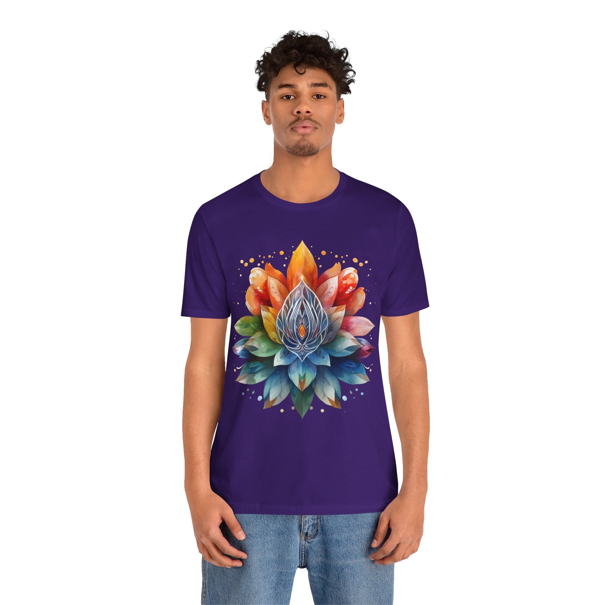 Colorful Lotus Flower T-Shirt