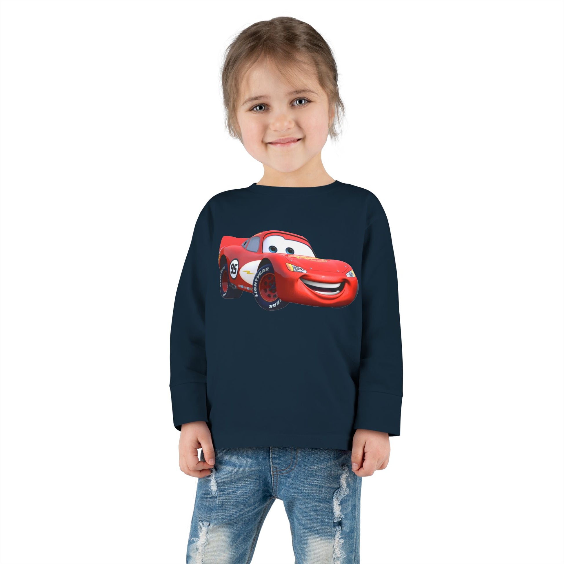 Toddler Cars Graphic Long Sleeve Tee