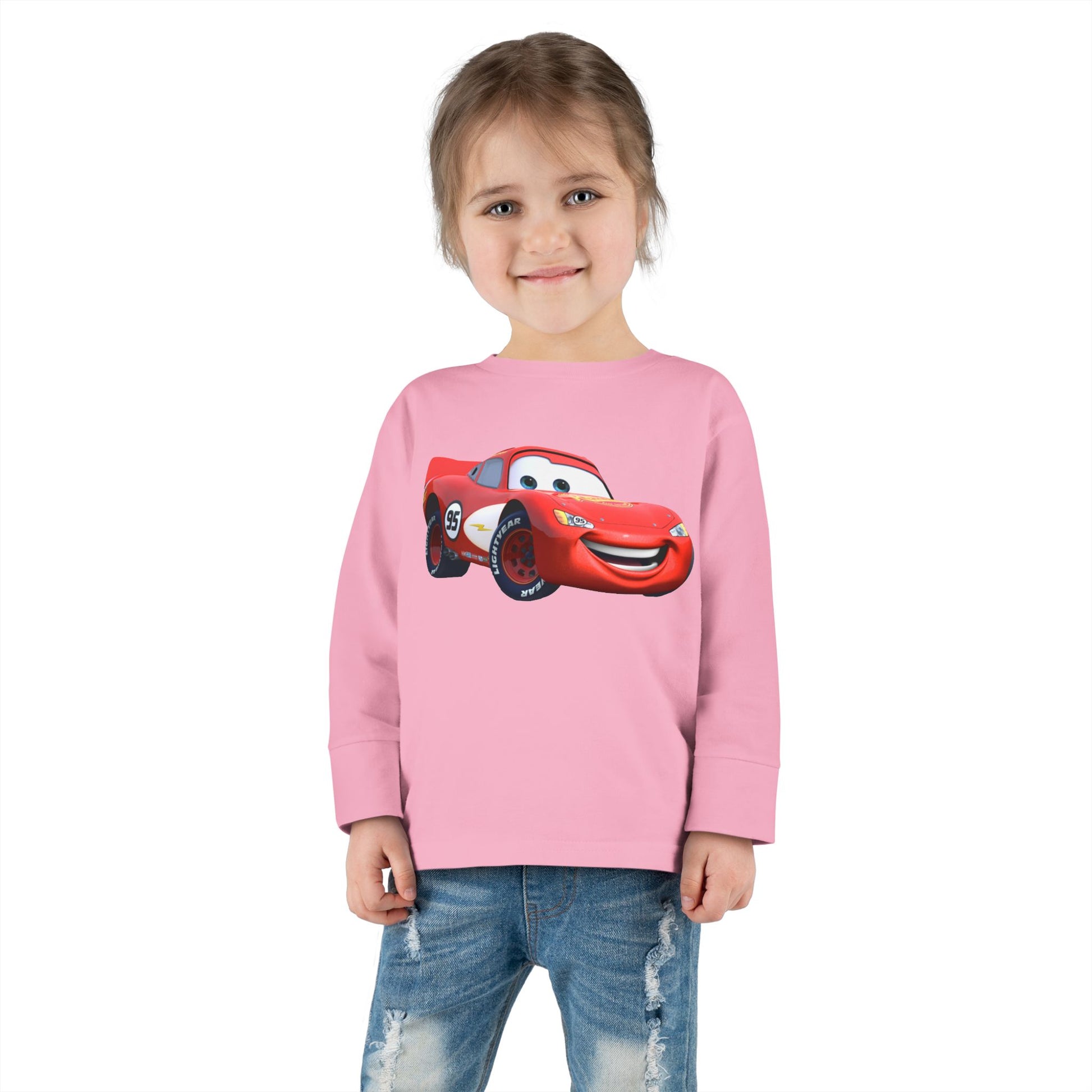 Toddler Cars Graphic Long Sleeve Tee