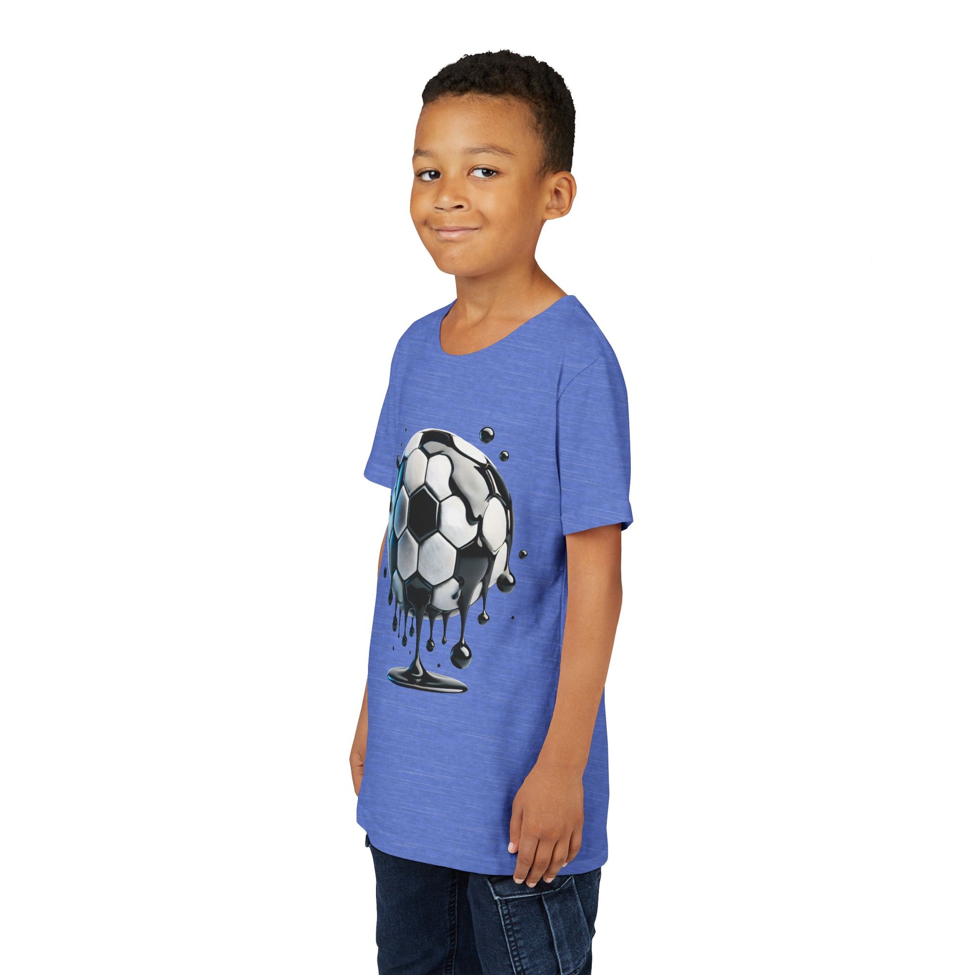 Dripping Soccer Ball Youth Tee