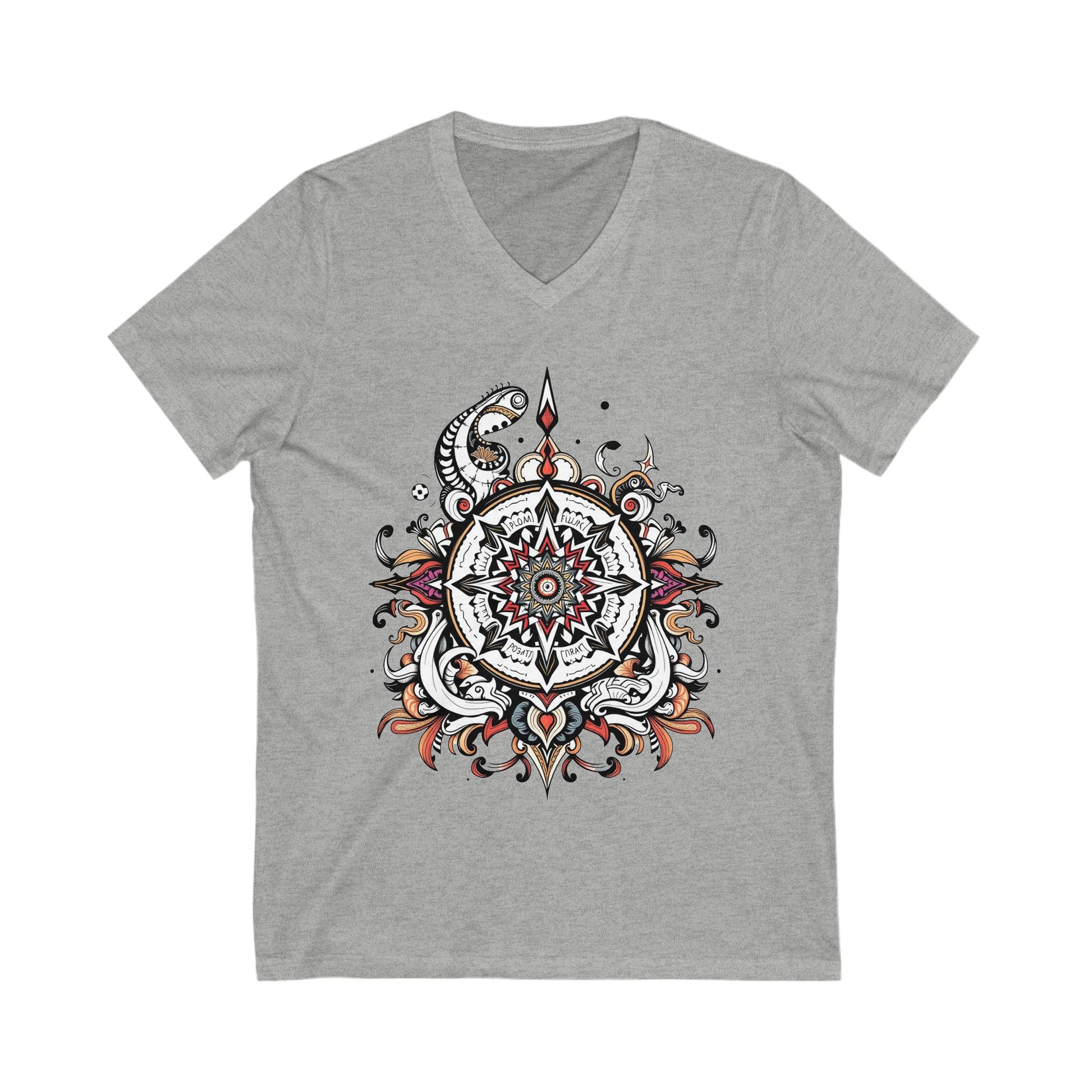 Colorful Mandala V-Neck