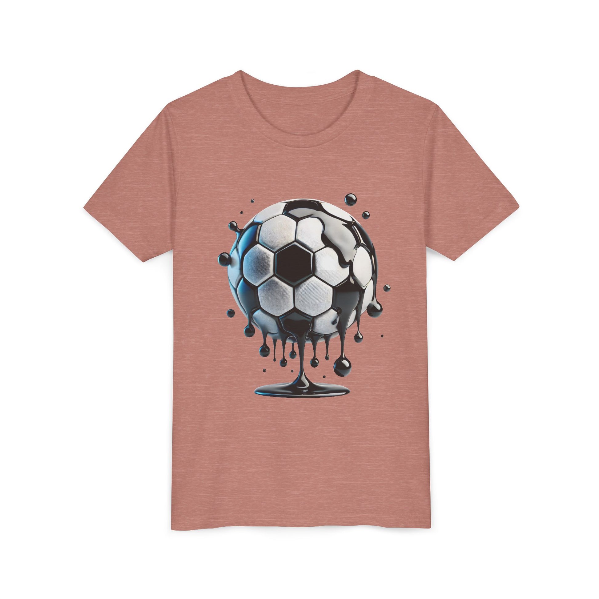 Dripping Soccer Ball Youth Tee