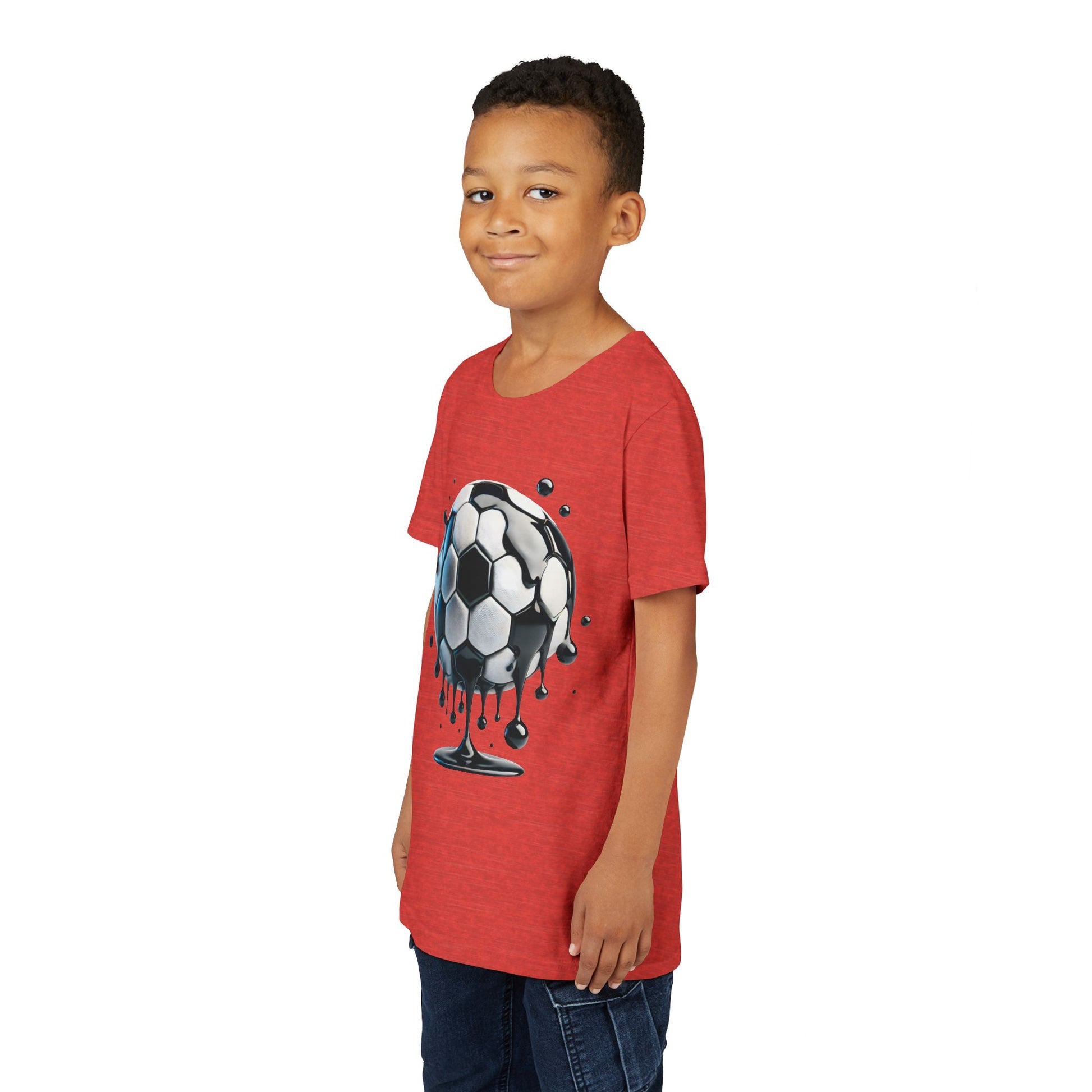Dripping Soccer Ball Youth Tee