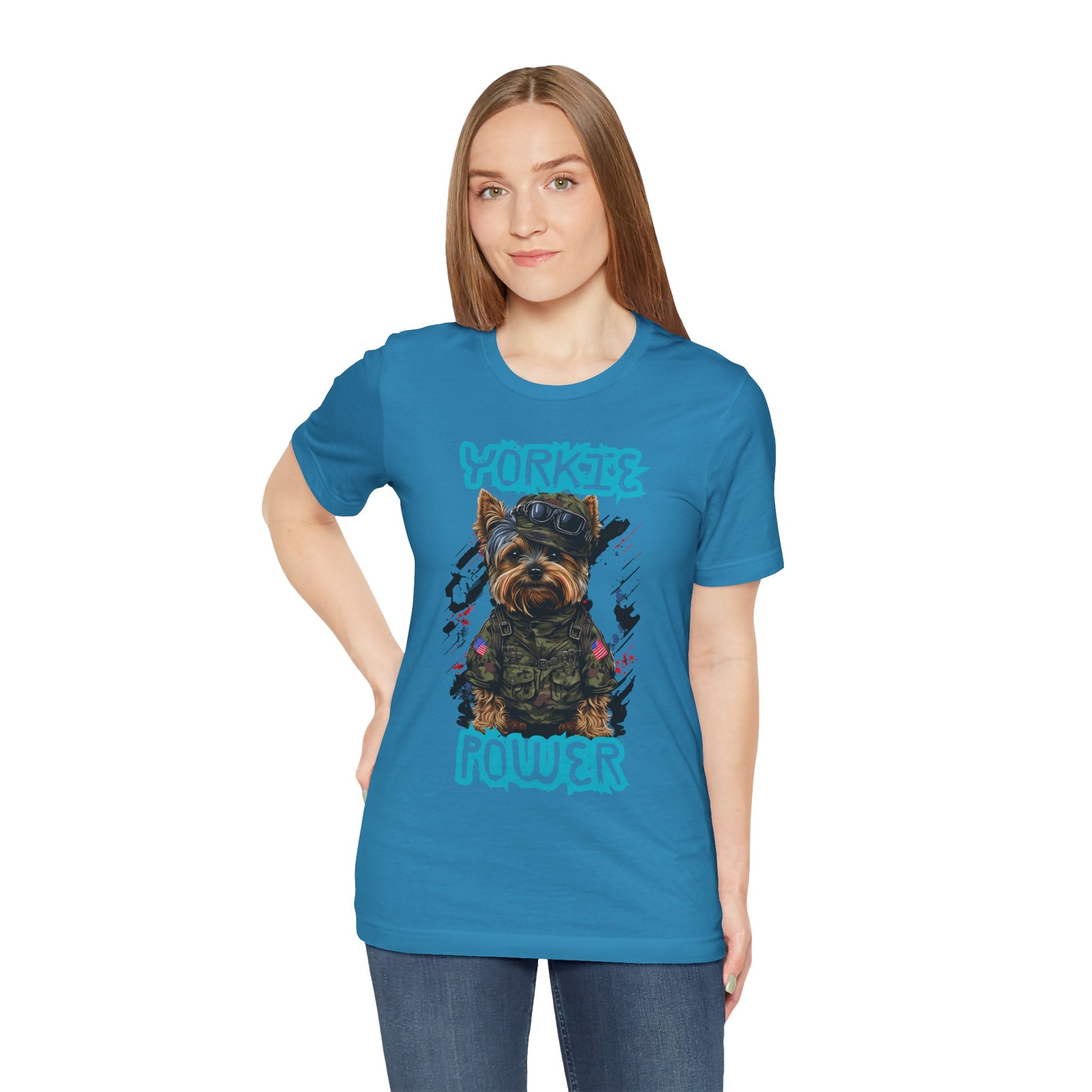Yorkie Power Unisex Tee