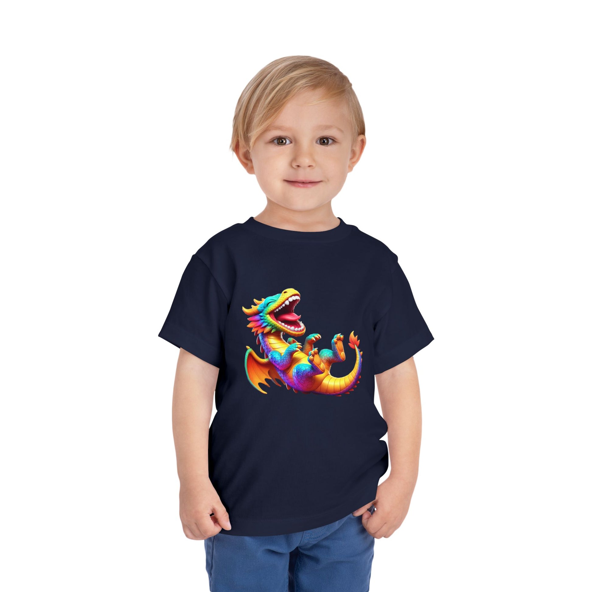 Rainbow Dinosaur Toddler Tee