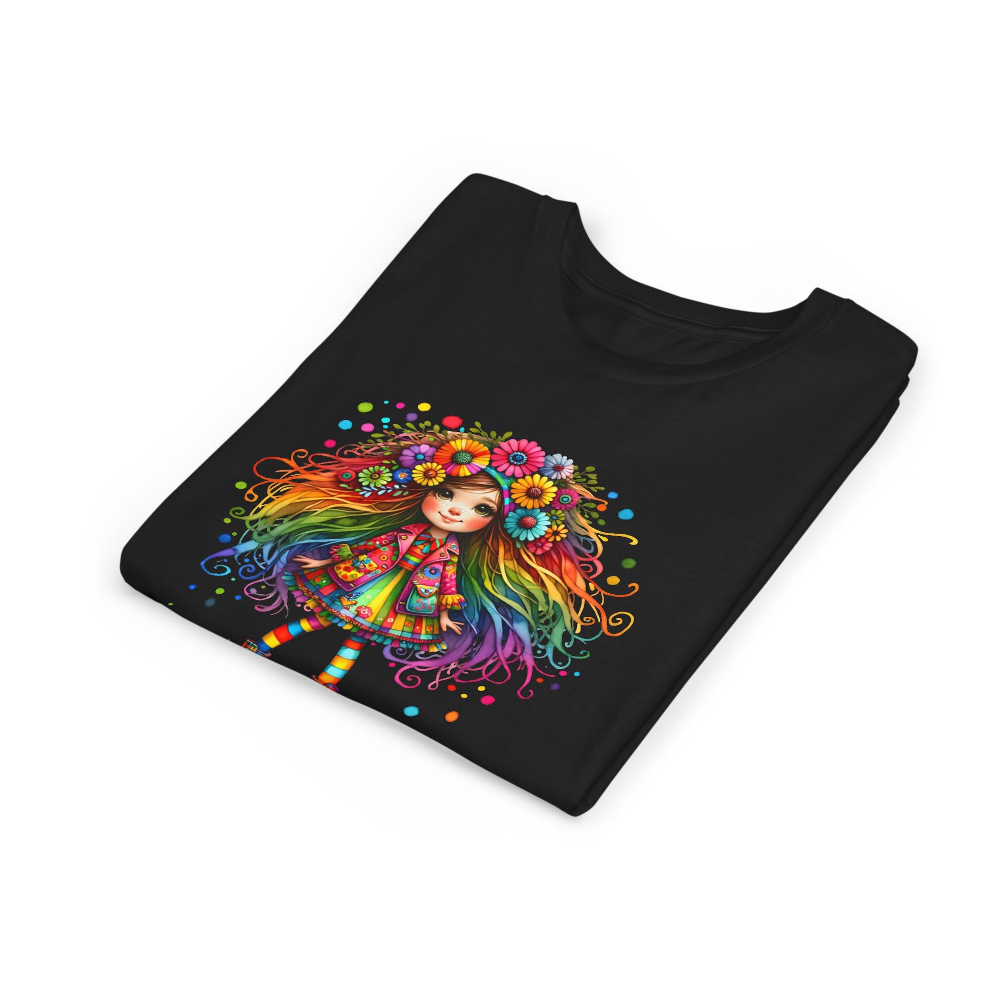 Whimsical Flower Child Youth Tee