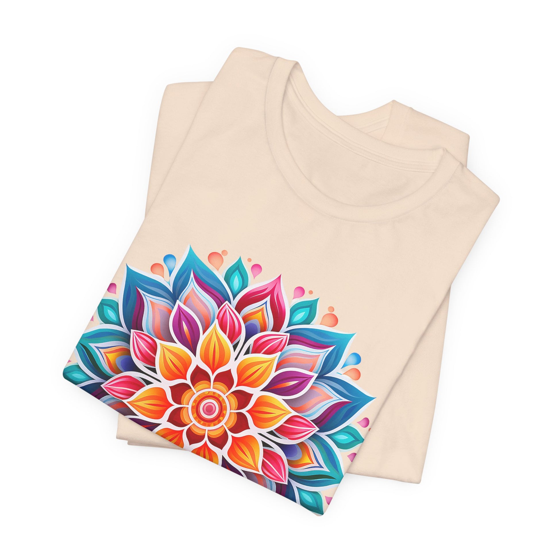Vibrant Mandala Graphic Tee