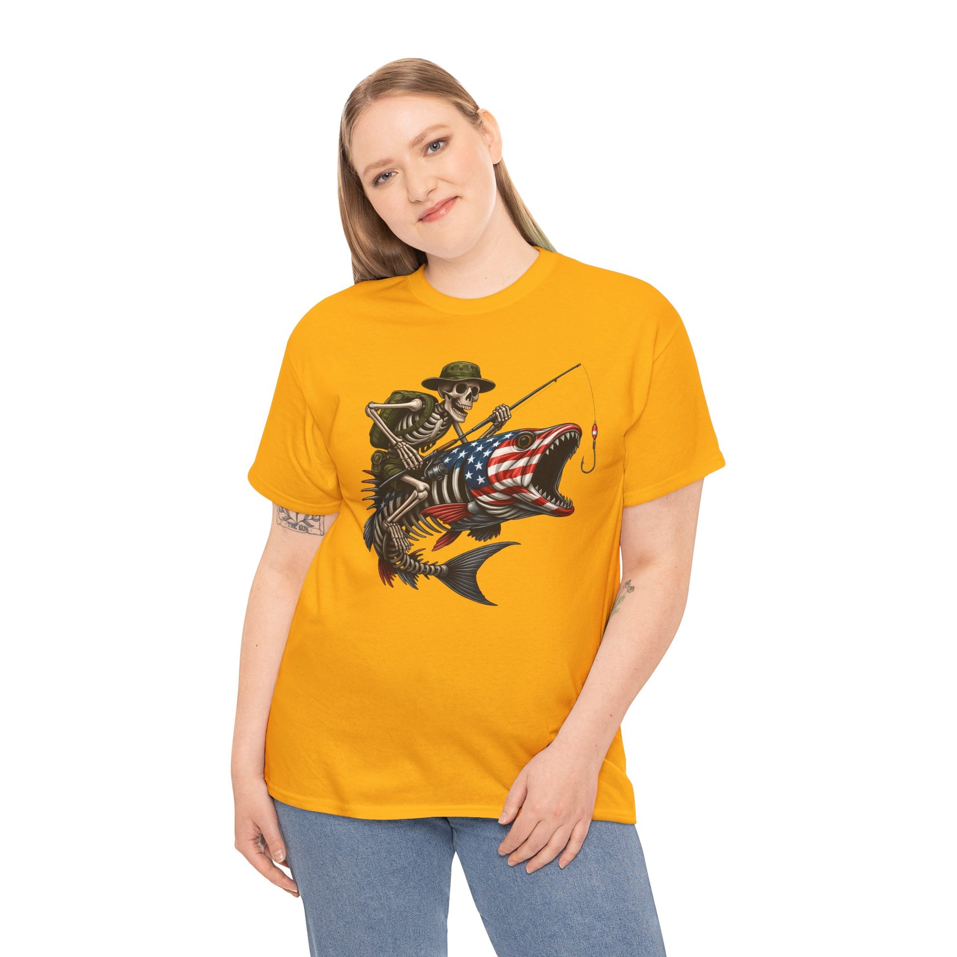 Fishing Skeleton Tee