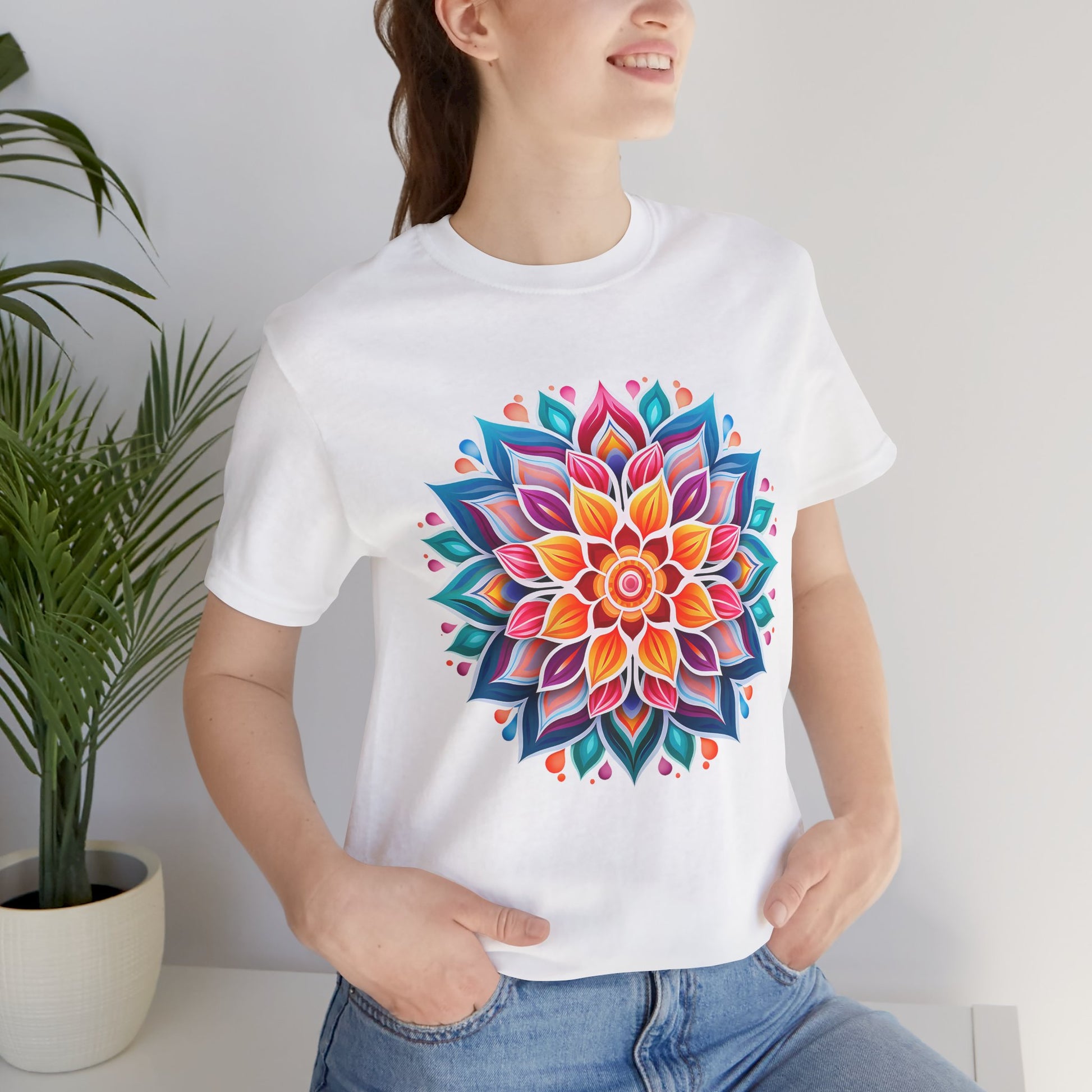 Vibrant Mandala Graphic Tee