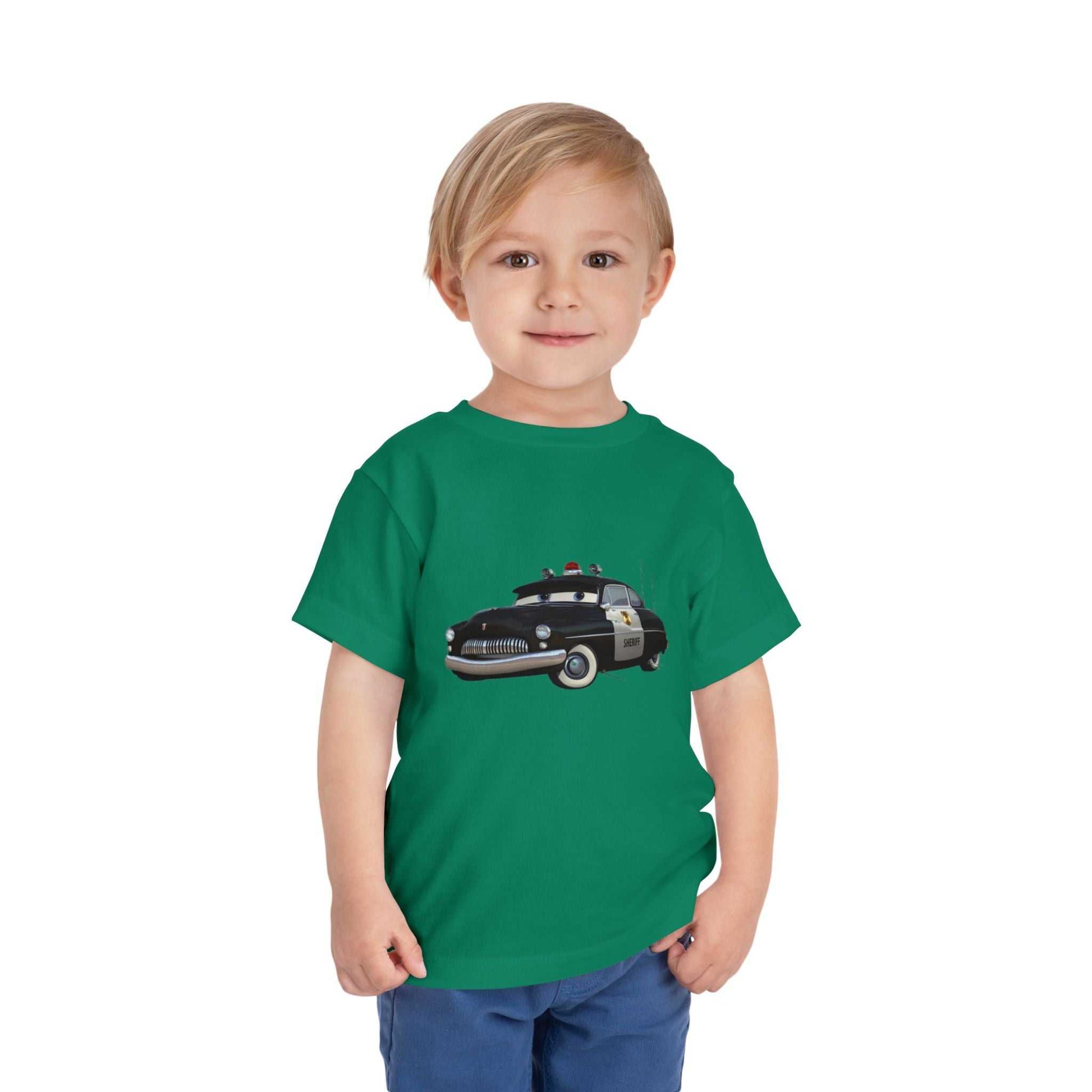 Police Car Toddler Tee
