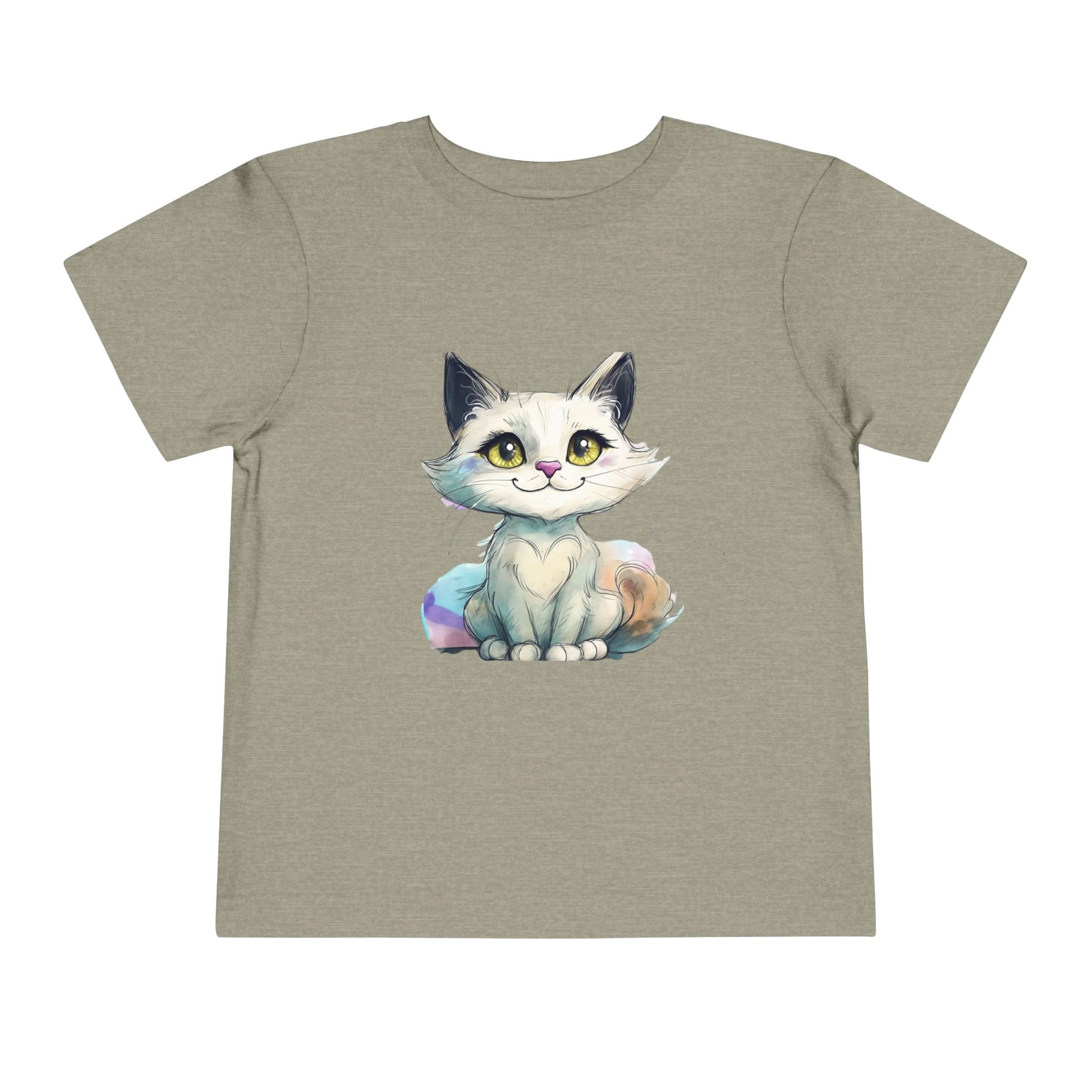 Adorable Cat Toddler Tee