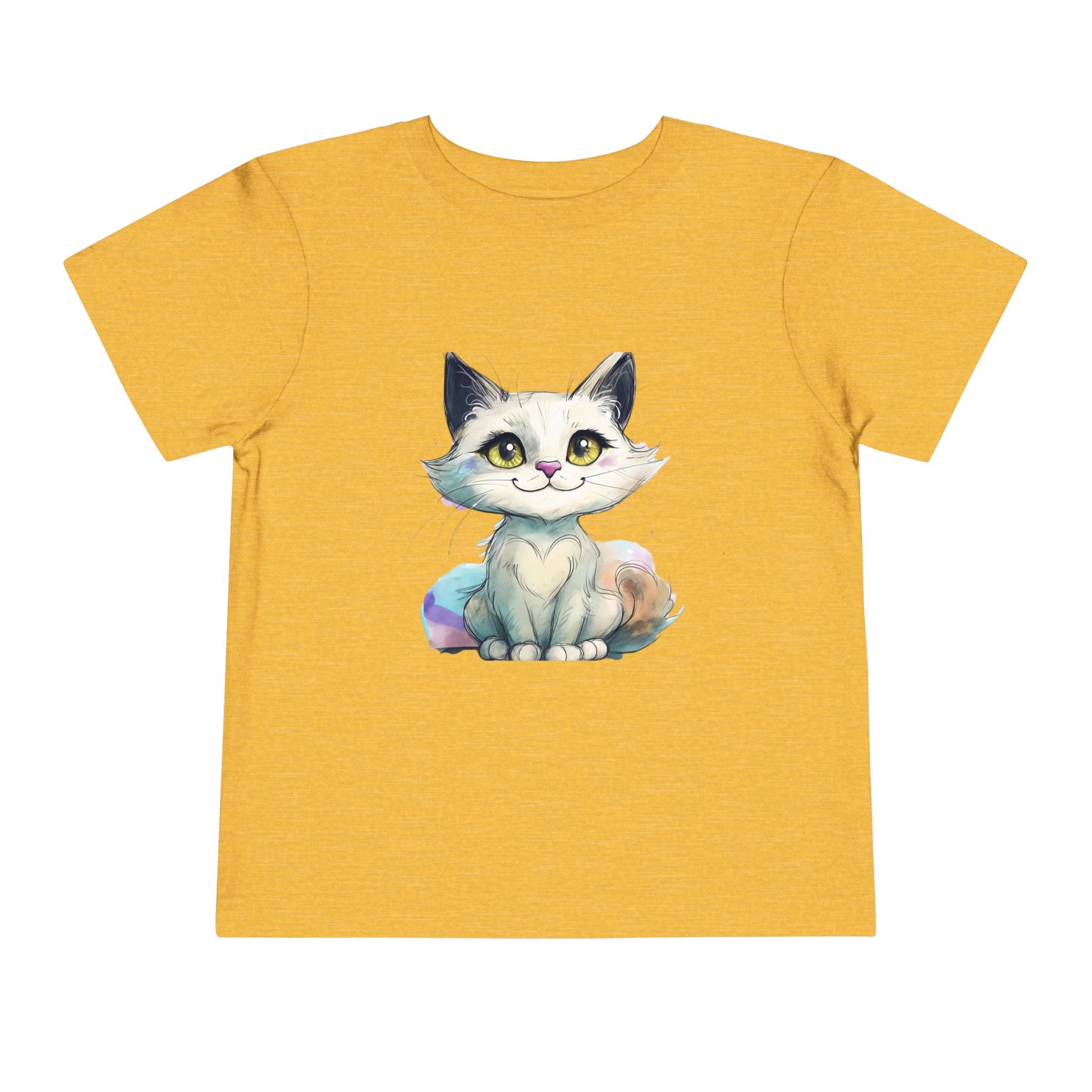 Adorable Cat Toddler Tee