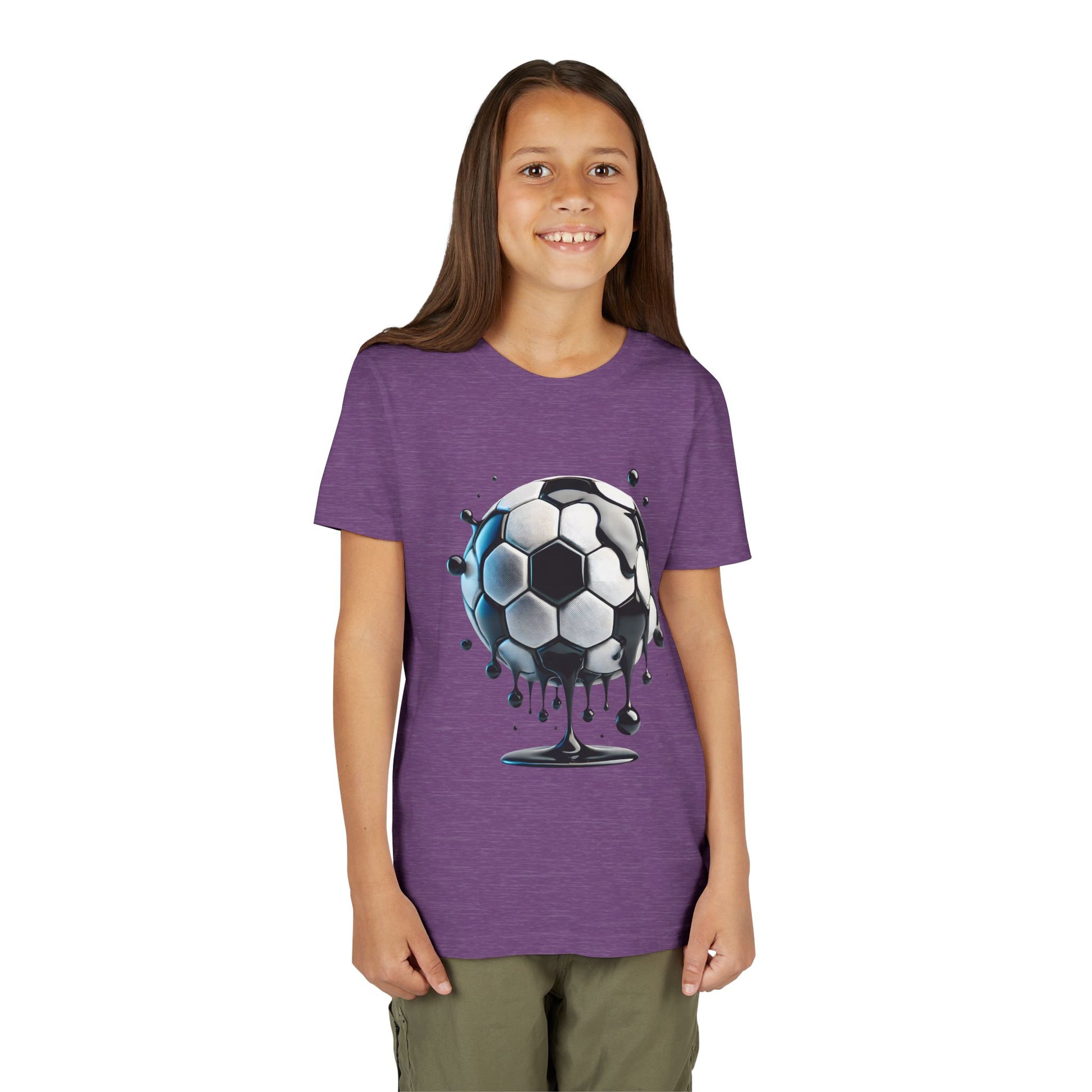 Dripping Soccer Ball Youth Tee