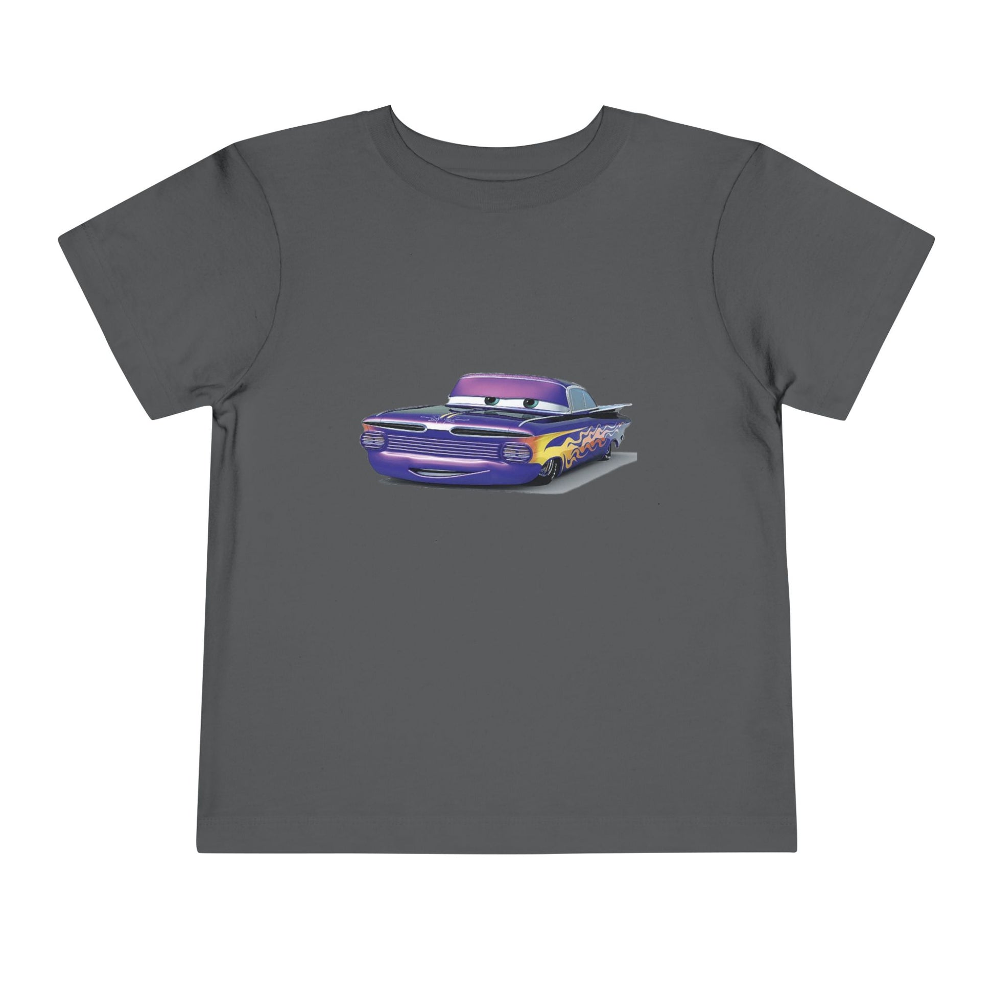 Toddler Short Sleeve Tee Featuring Fun Car Design