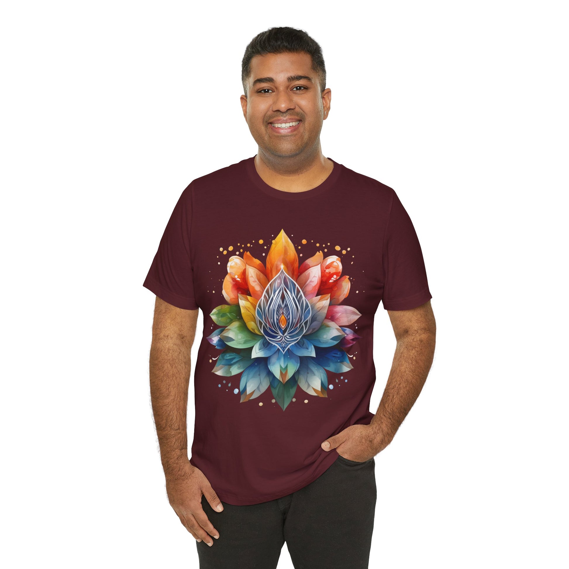 Colorful Lotus Flower T-Shirt